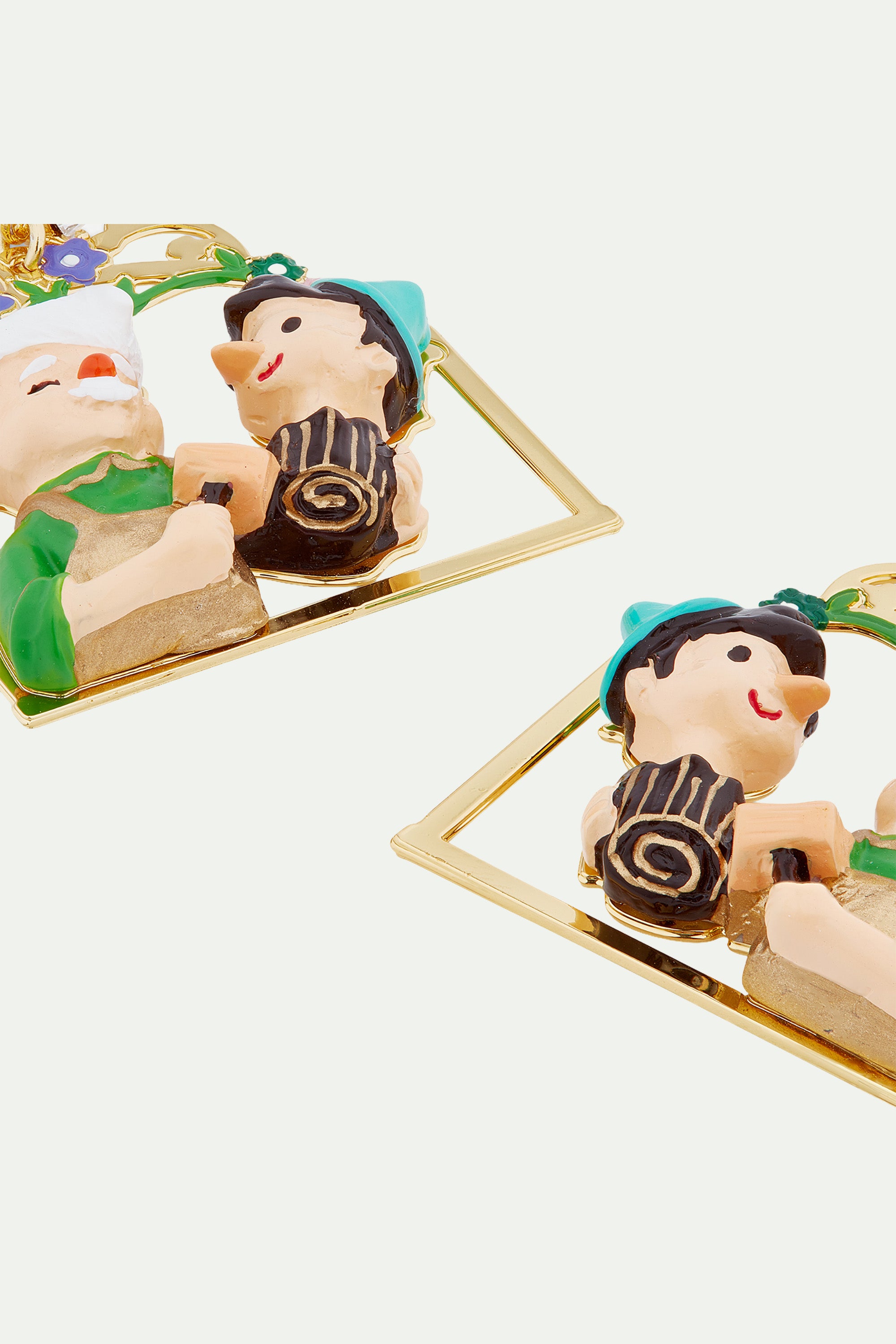 Working Gepetto clip-on earrings