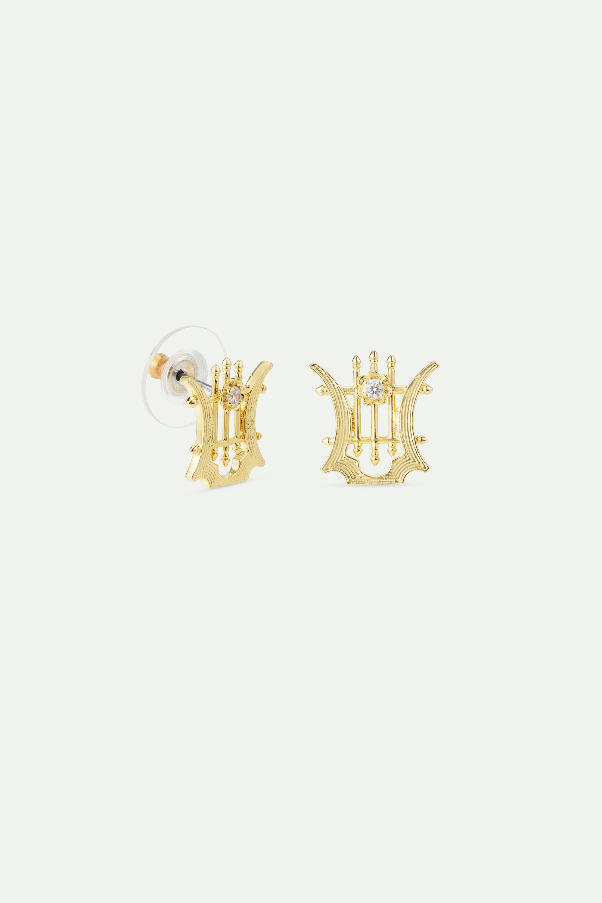 Golden Lyre earrings