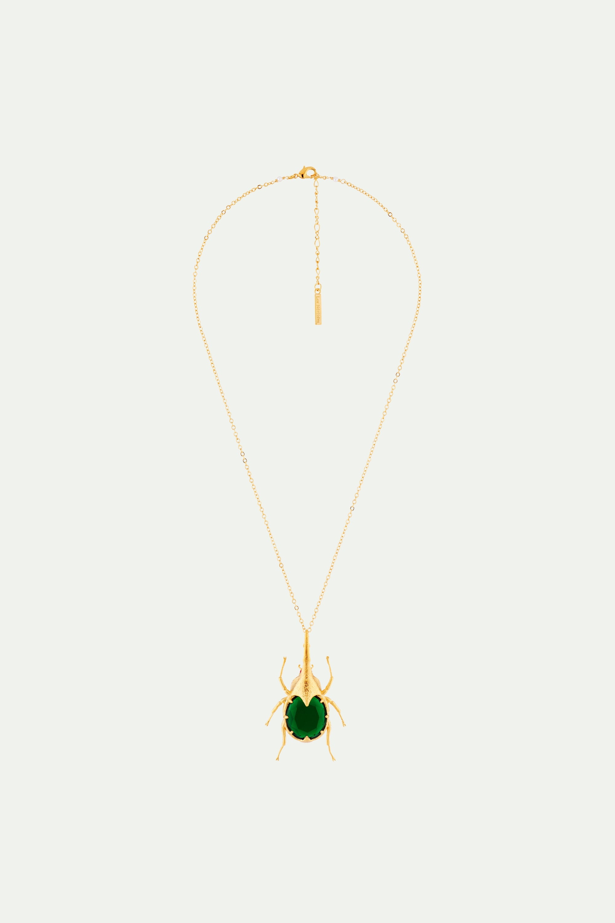 Beetle Pendant Necklace