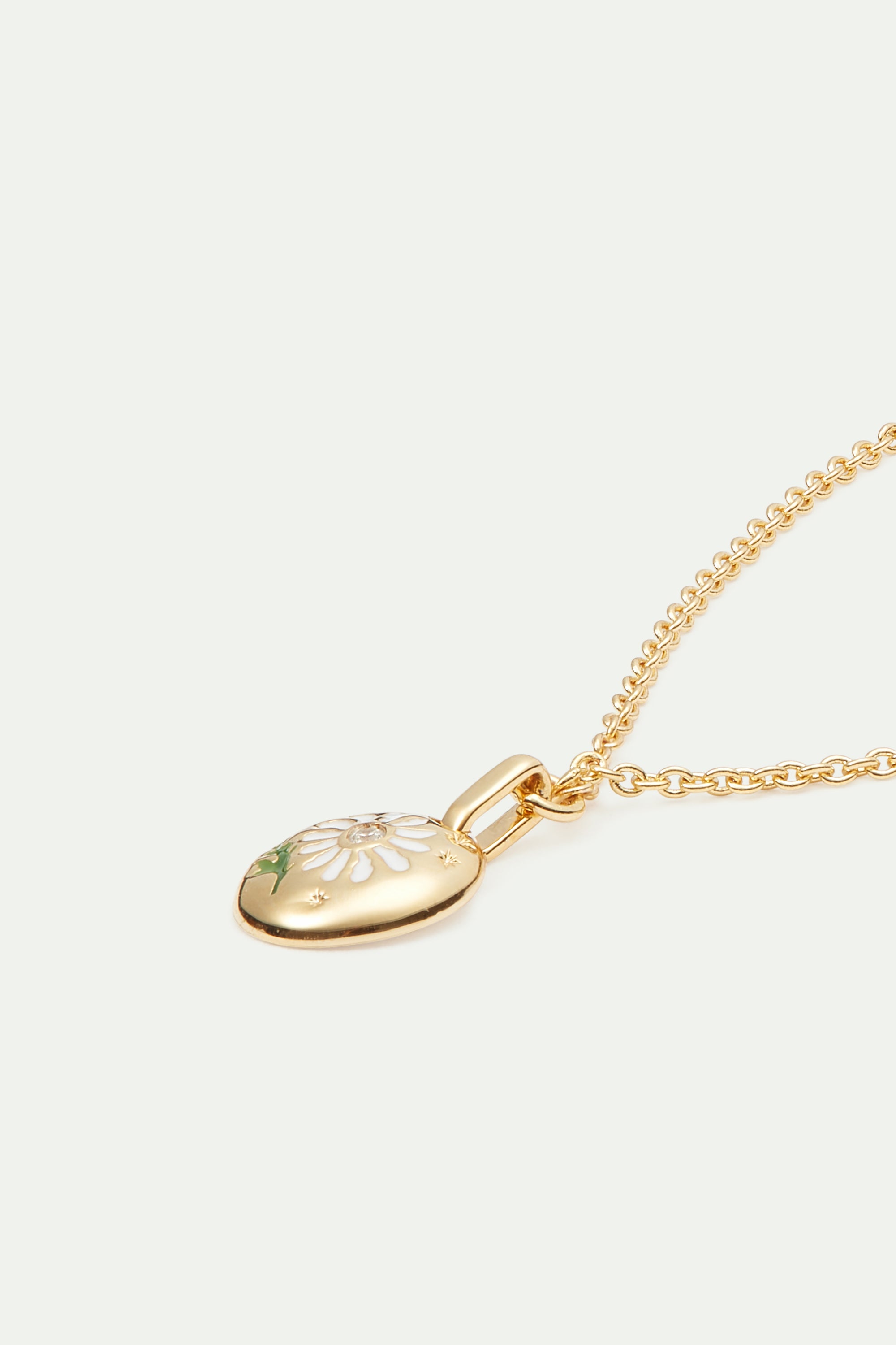 Daisy medallion fine bracelet