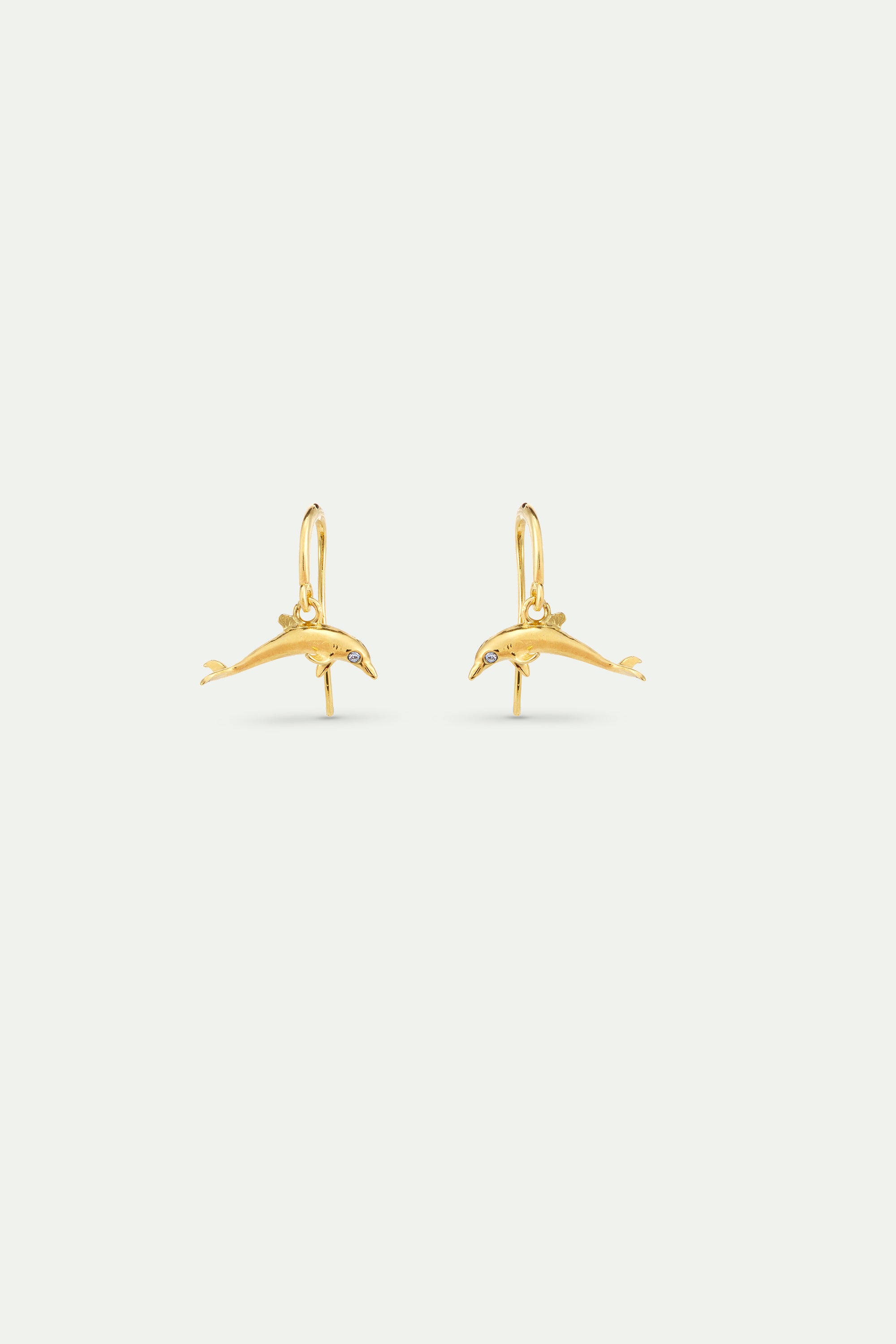 Hook Earrings dolphin LES NEREIDES LOVE ANIMALS
