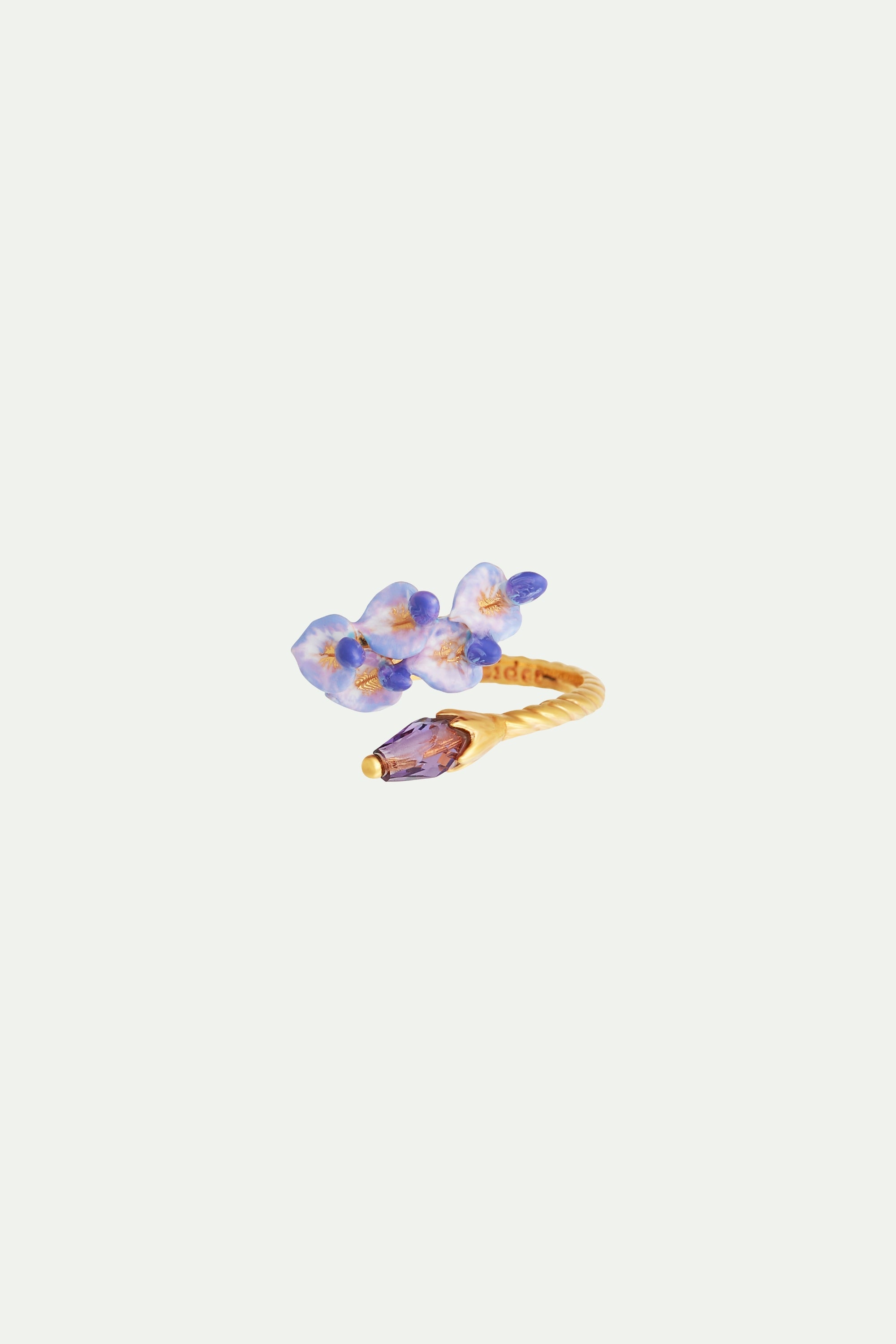 Wisteria Flower Adjustable Ring