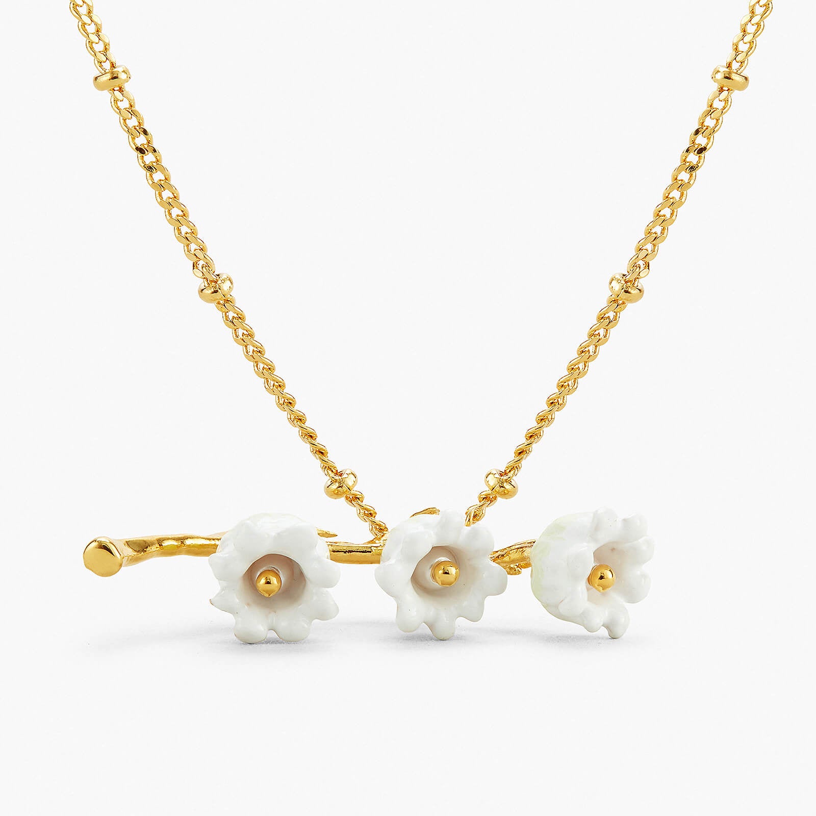 Necklace 42+5cm LANGAGE DES FLEURS