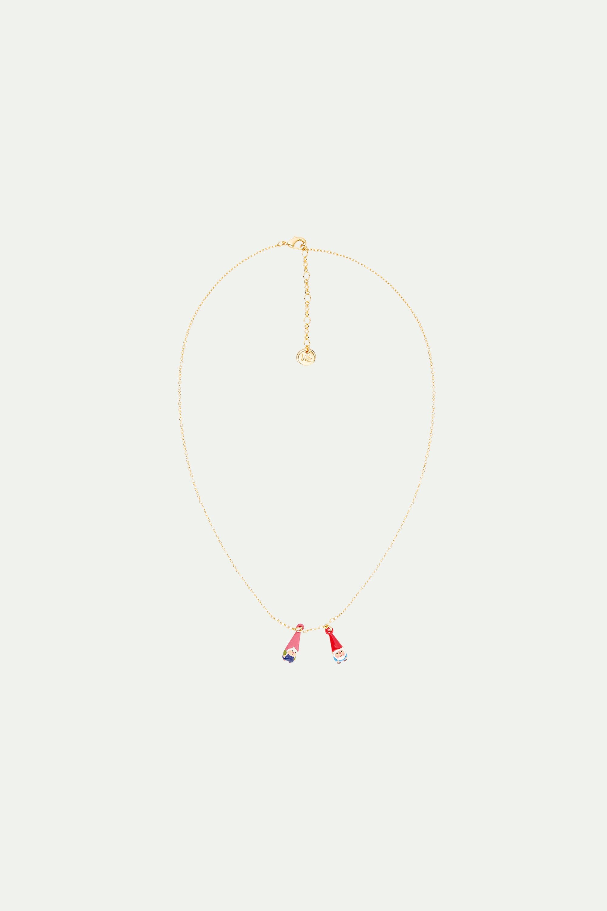 Toadstool family pendant necklace