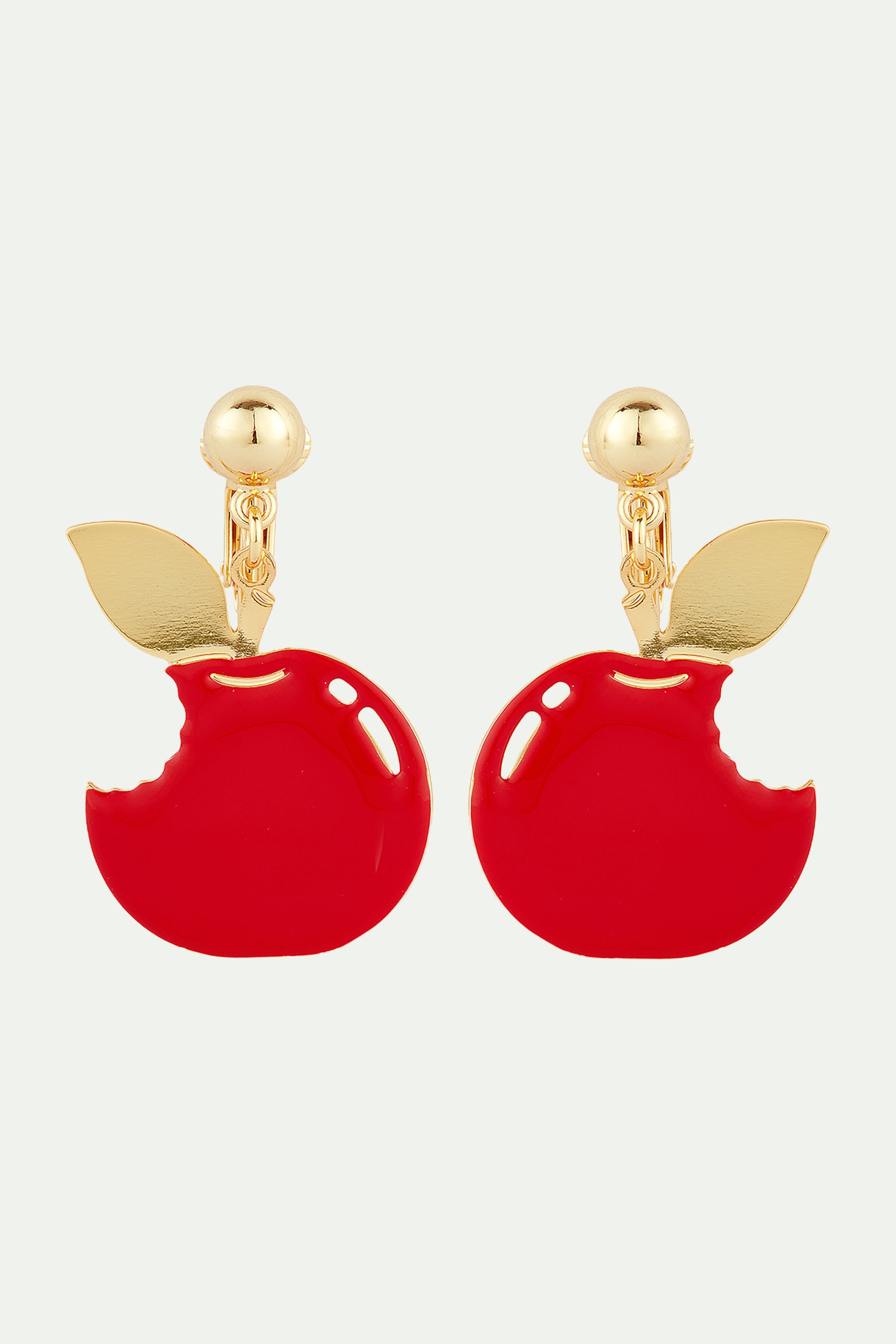 Poisoned apple post earrings