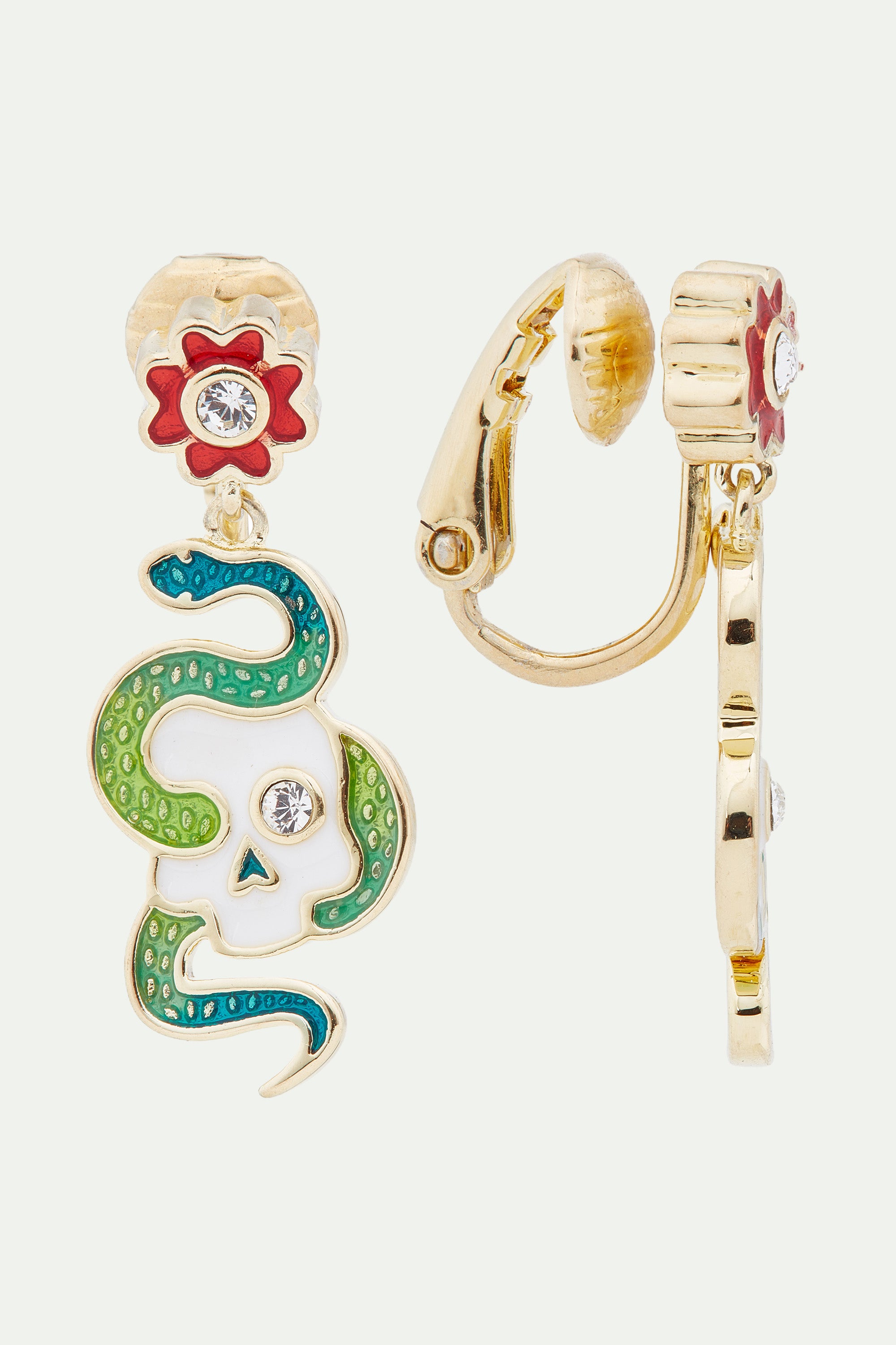 Memento Mori post earrings