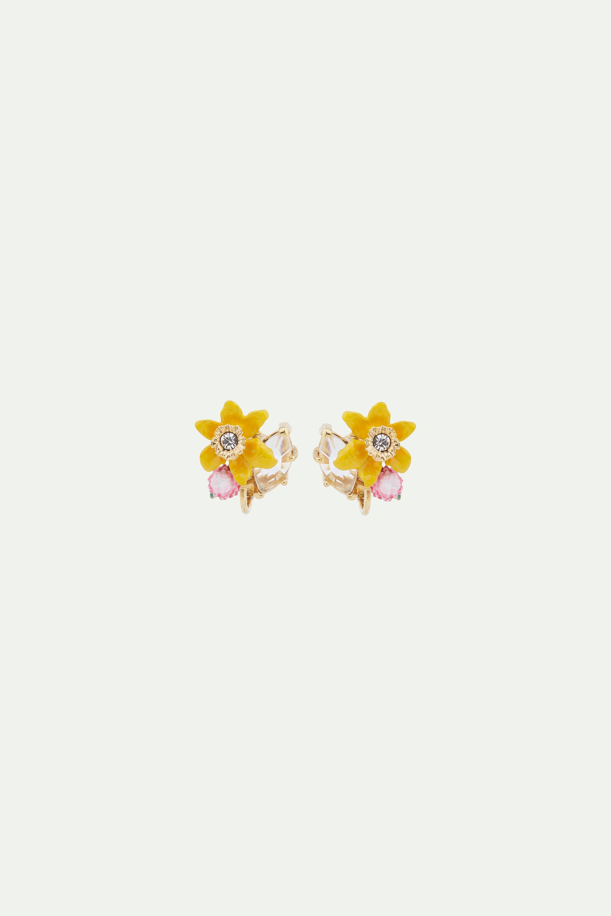 Daffodil post earrings