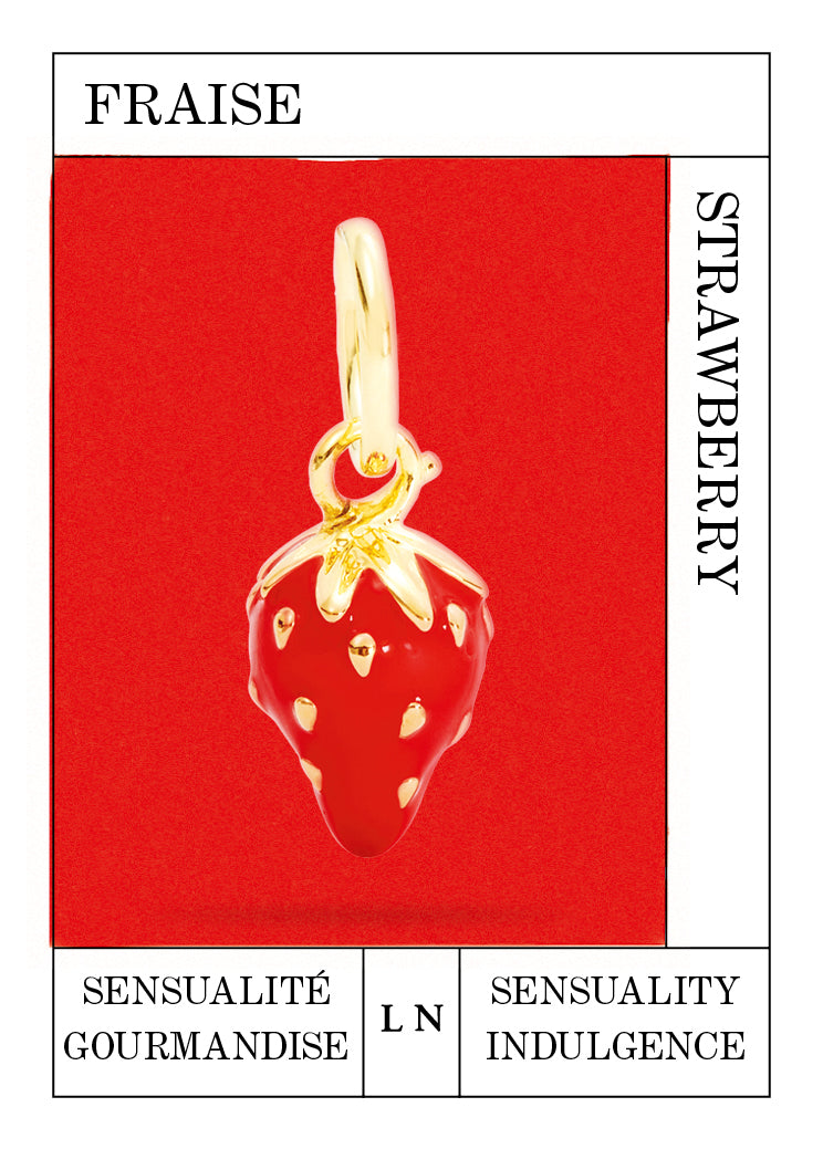 Strawberry pendant, Sensuality and Indulgence