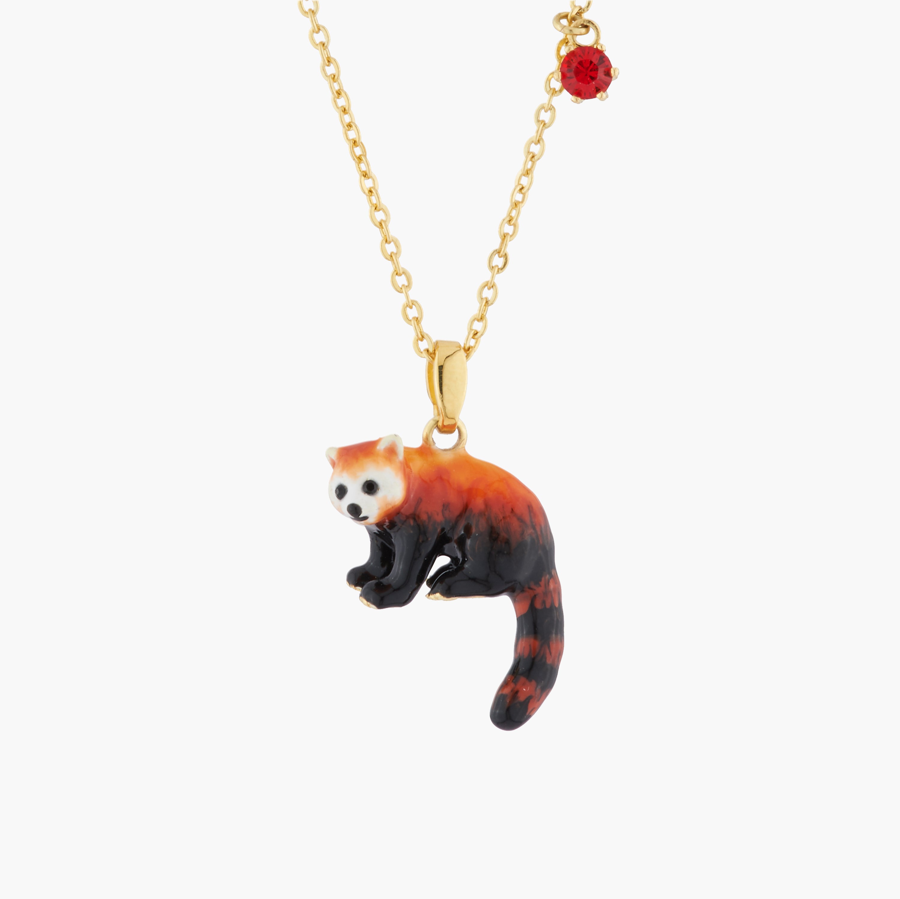 Red Panda Pendant Necklace