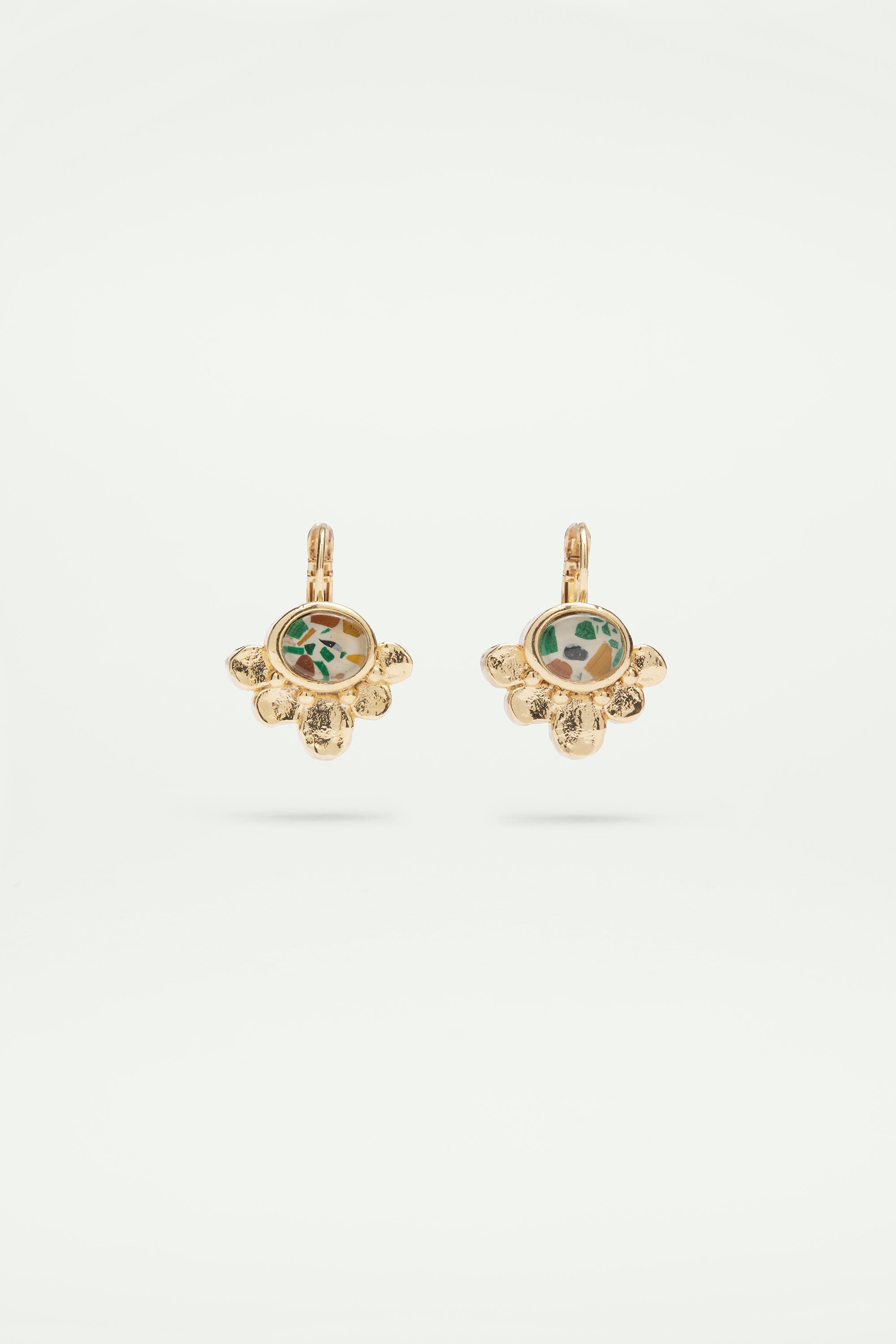 Terrazzo sleeper earrings