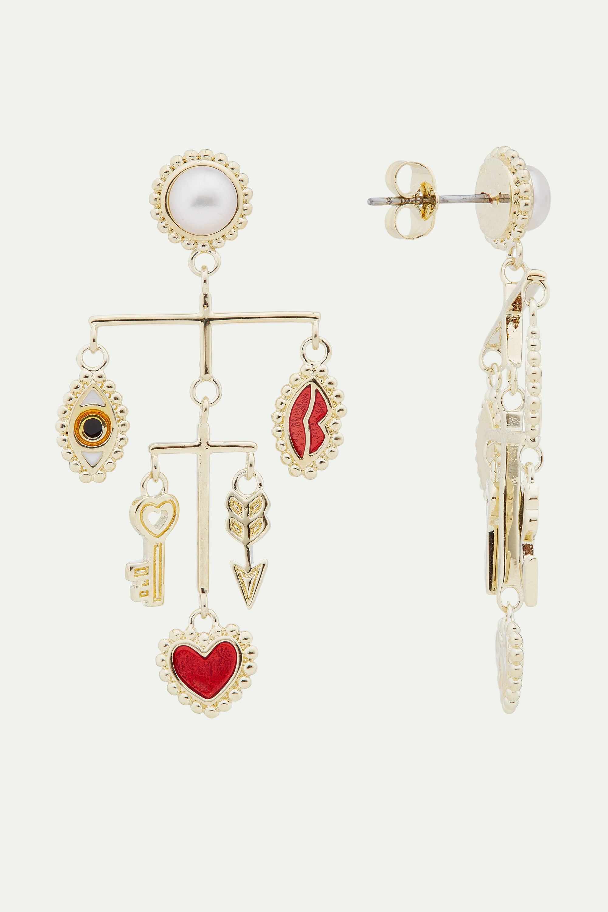 Oracle post earrings