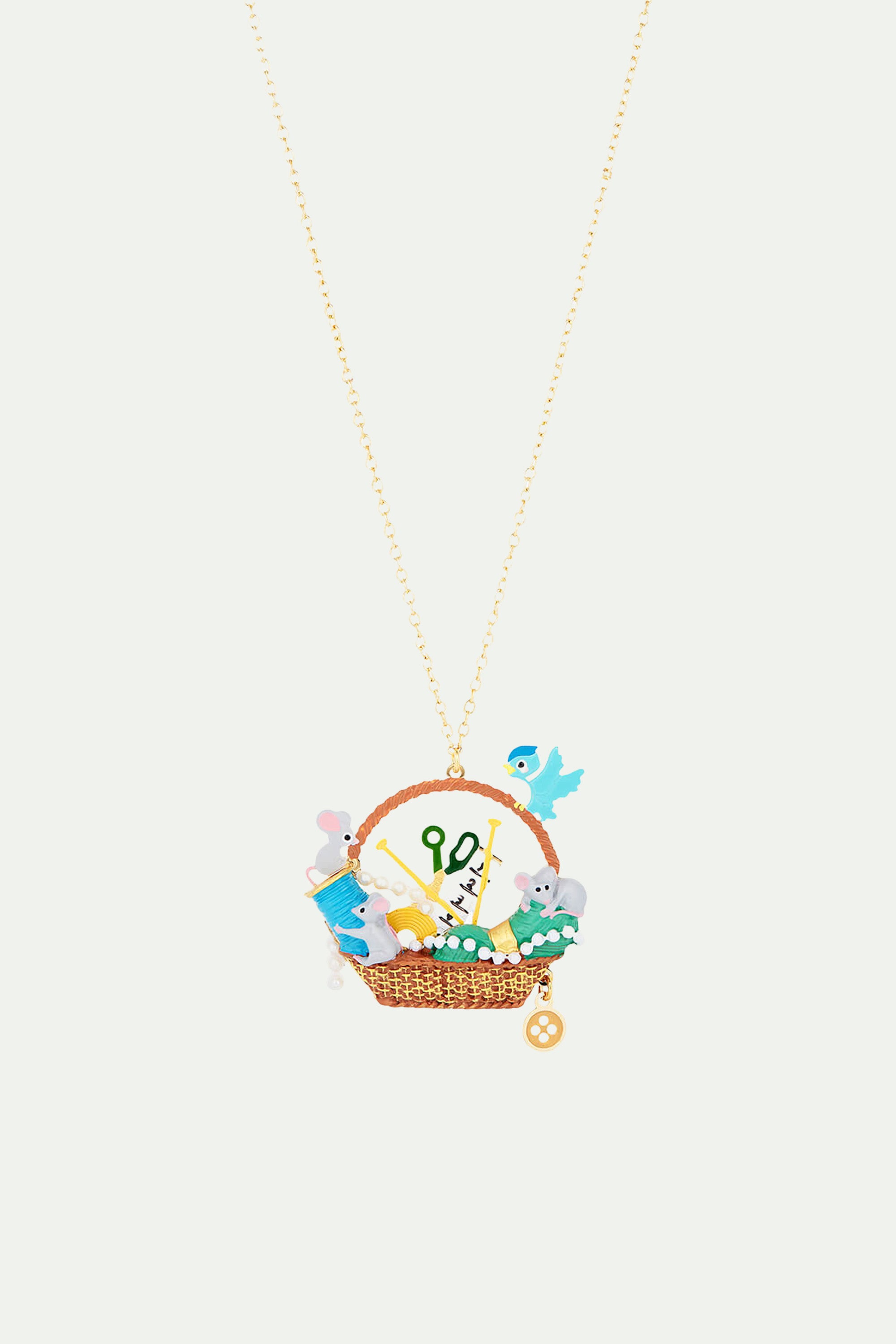 Mouse and Spool of Thread, Scissors, Bird, Pearls, Measuring Tape, ...