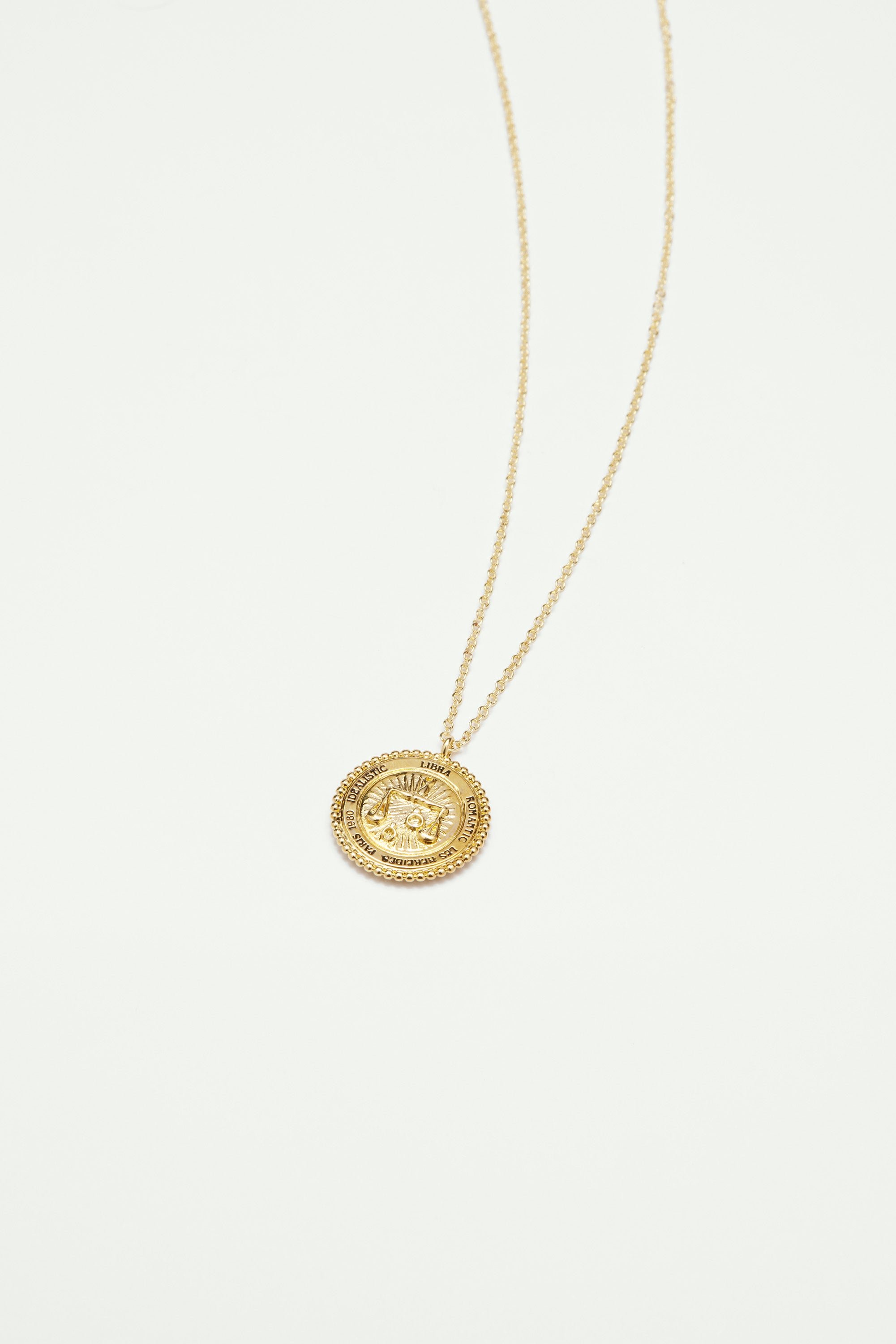Pendant Necklace Libra Zodiac Sign
