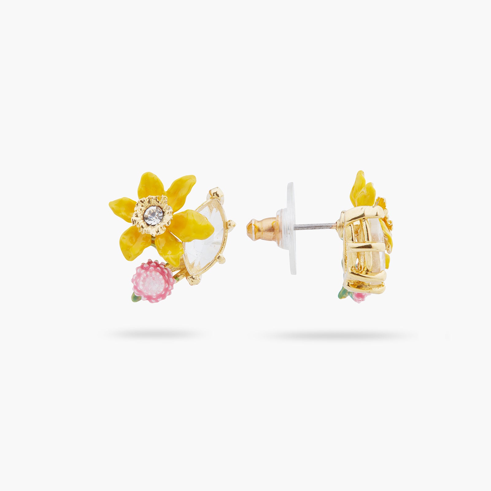 Daffodil post earrings