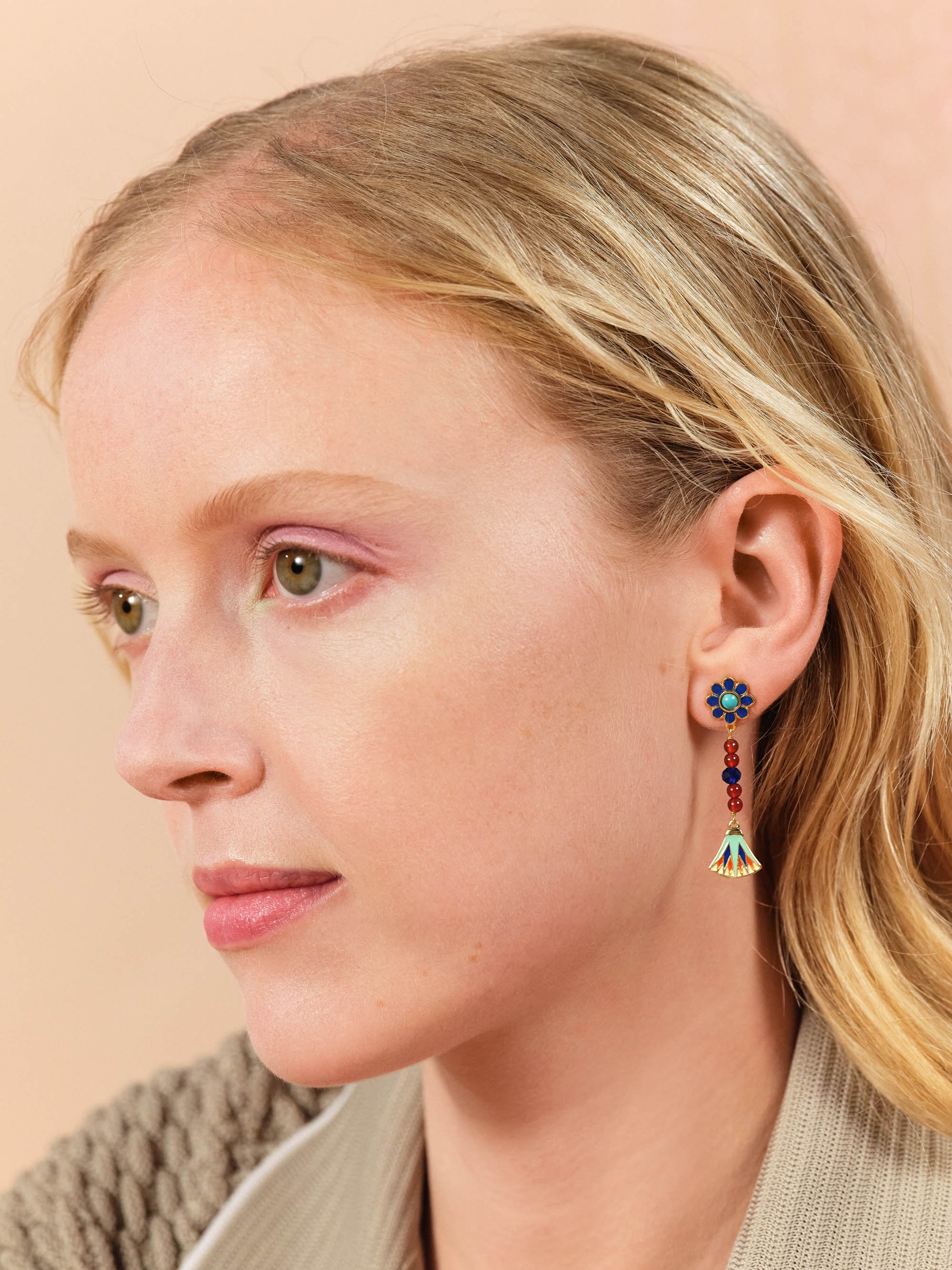Mystery of the Nile post earrings
