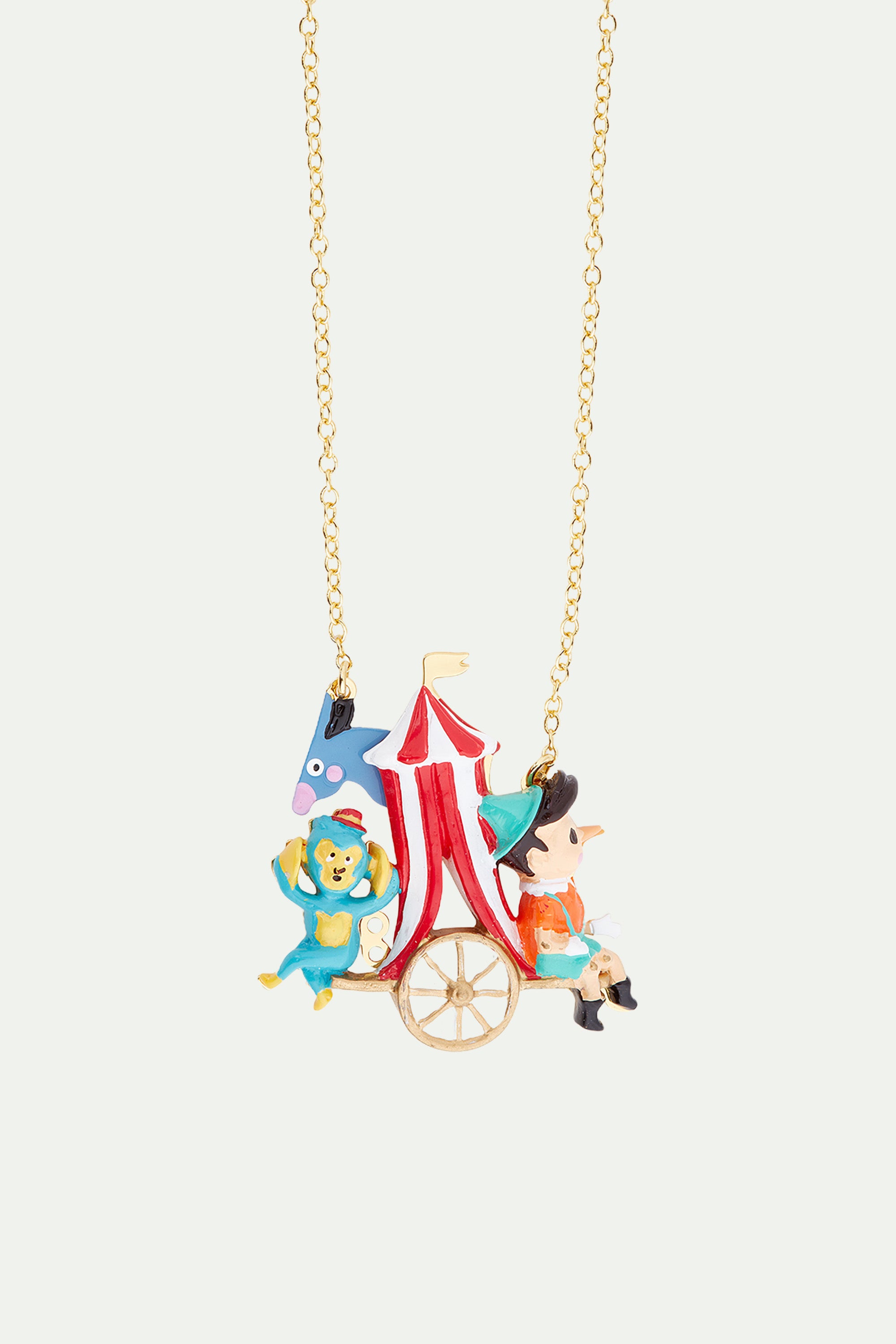 Circus tent necklace