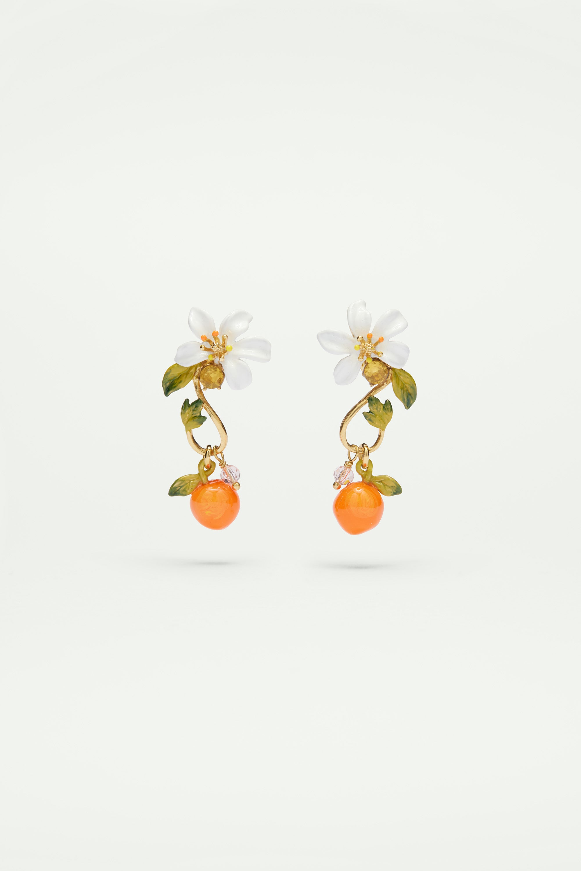 Orange sales blossom earrings
