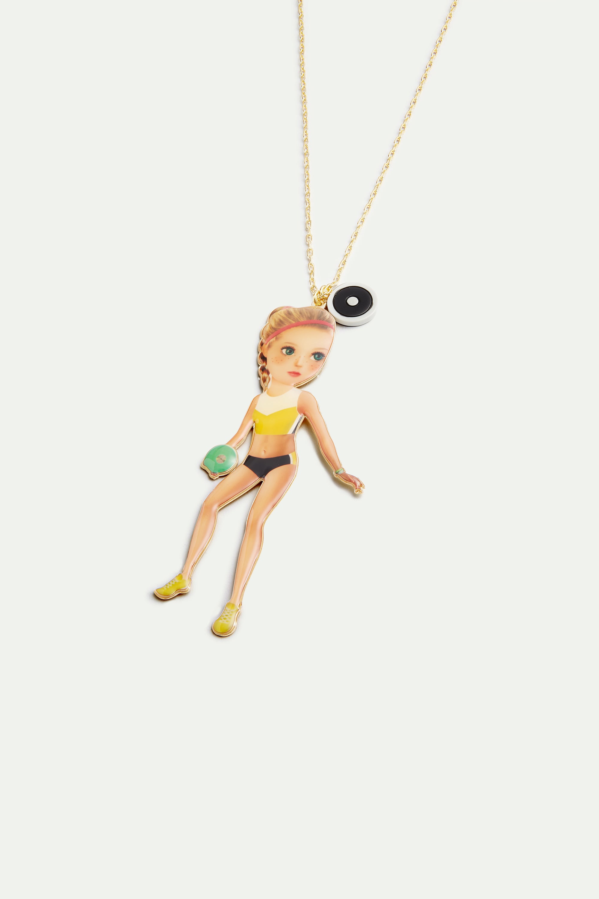 Shot put long necklace