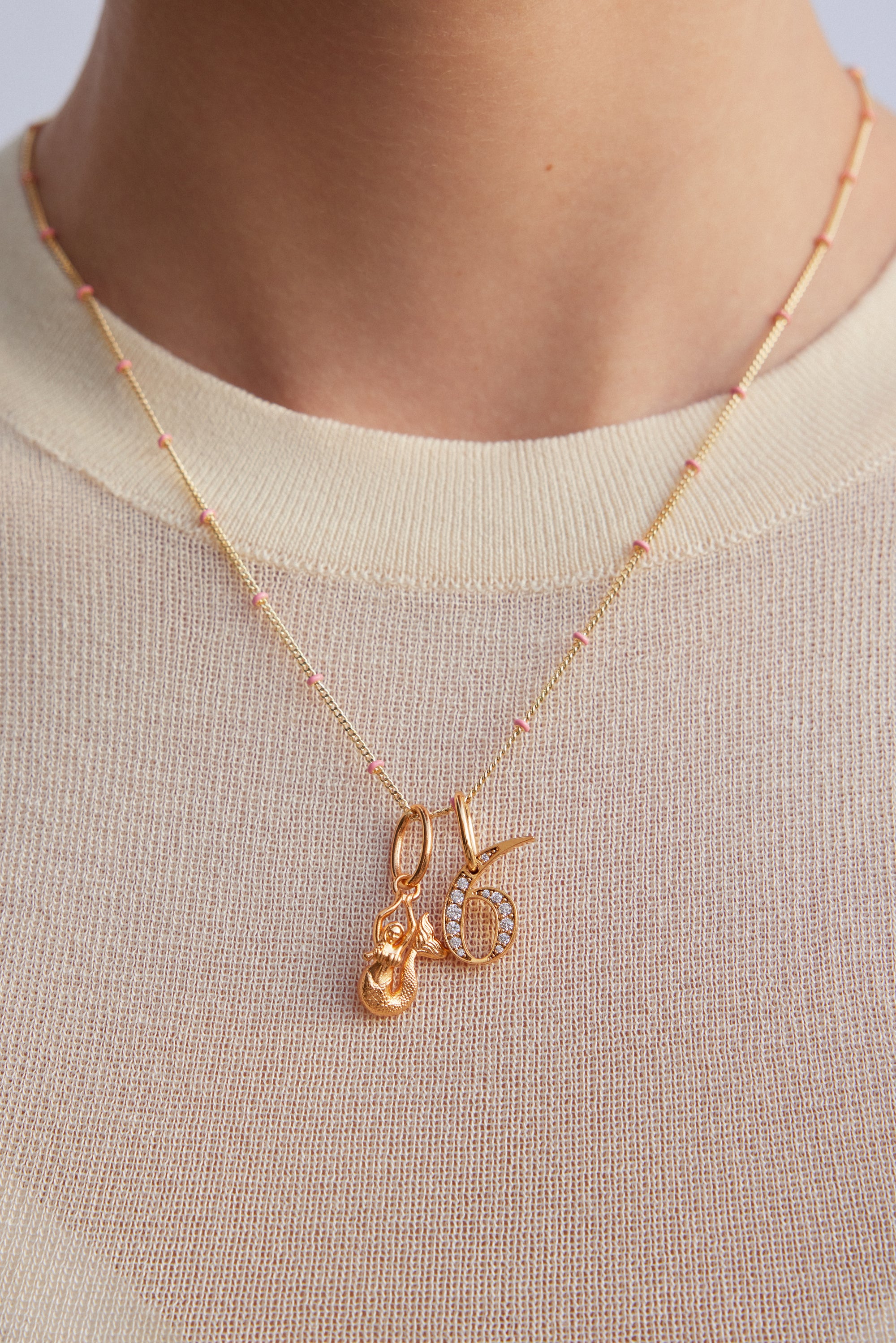 Golden Mermaid pendant, Bewitching and Adventure
