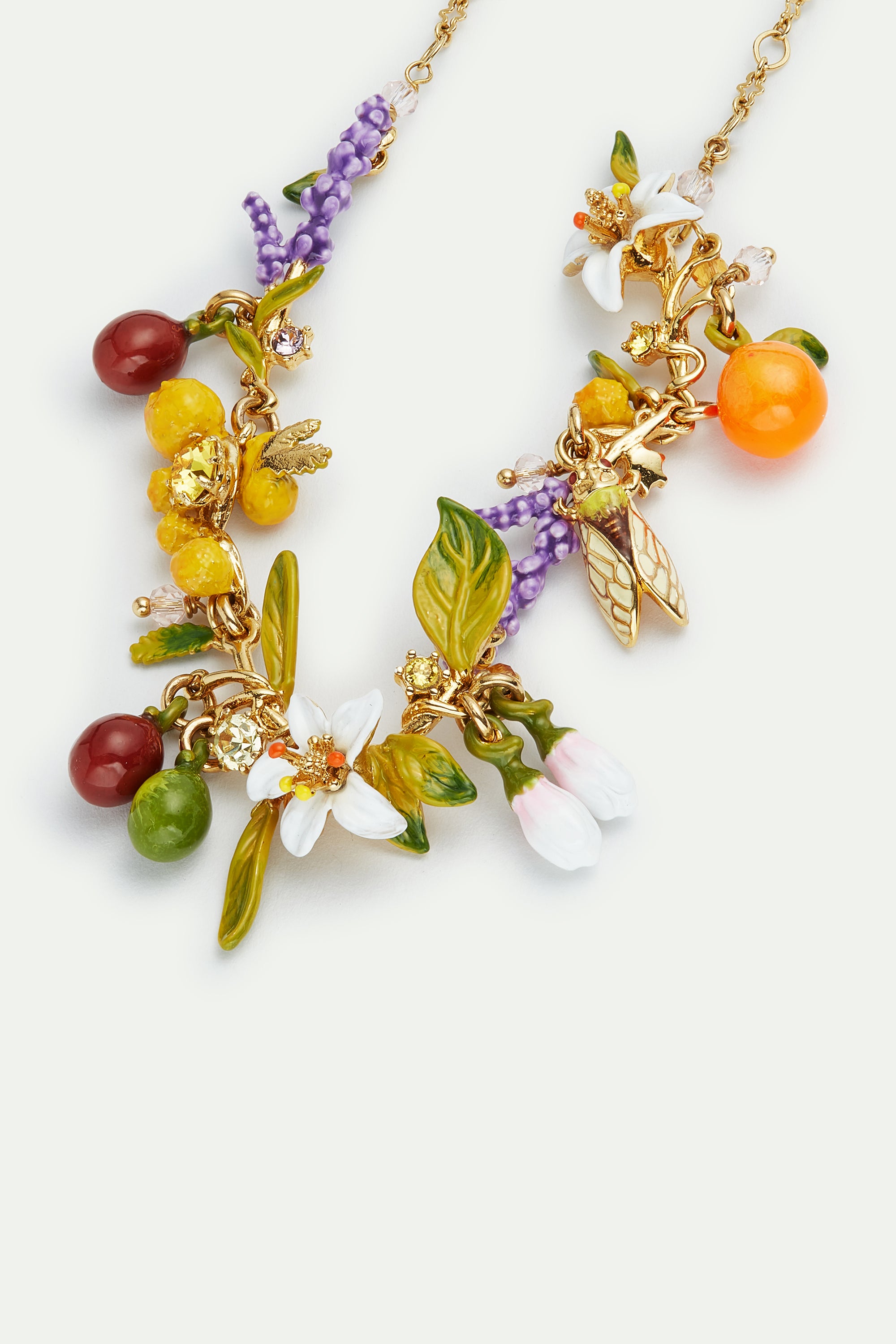 Mutli element of the Provence garden thin bracelet