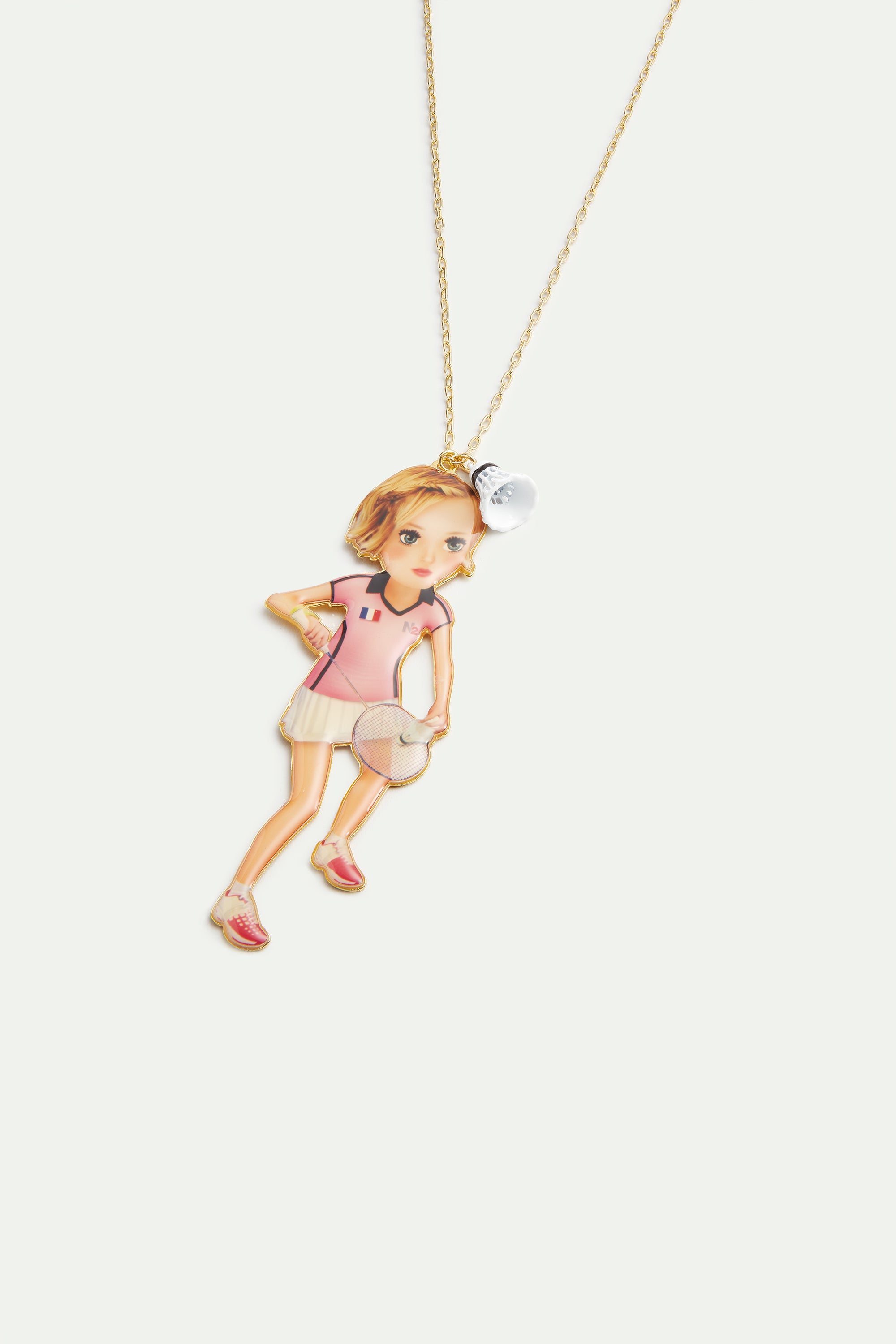 Badminton long necklace