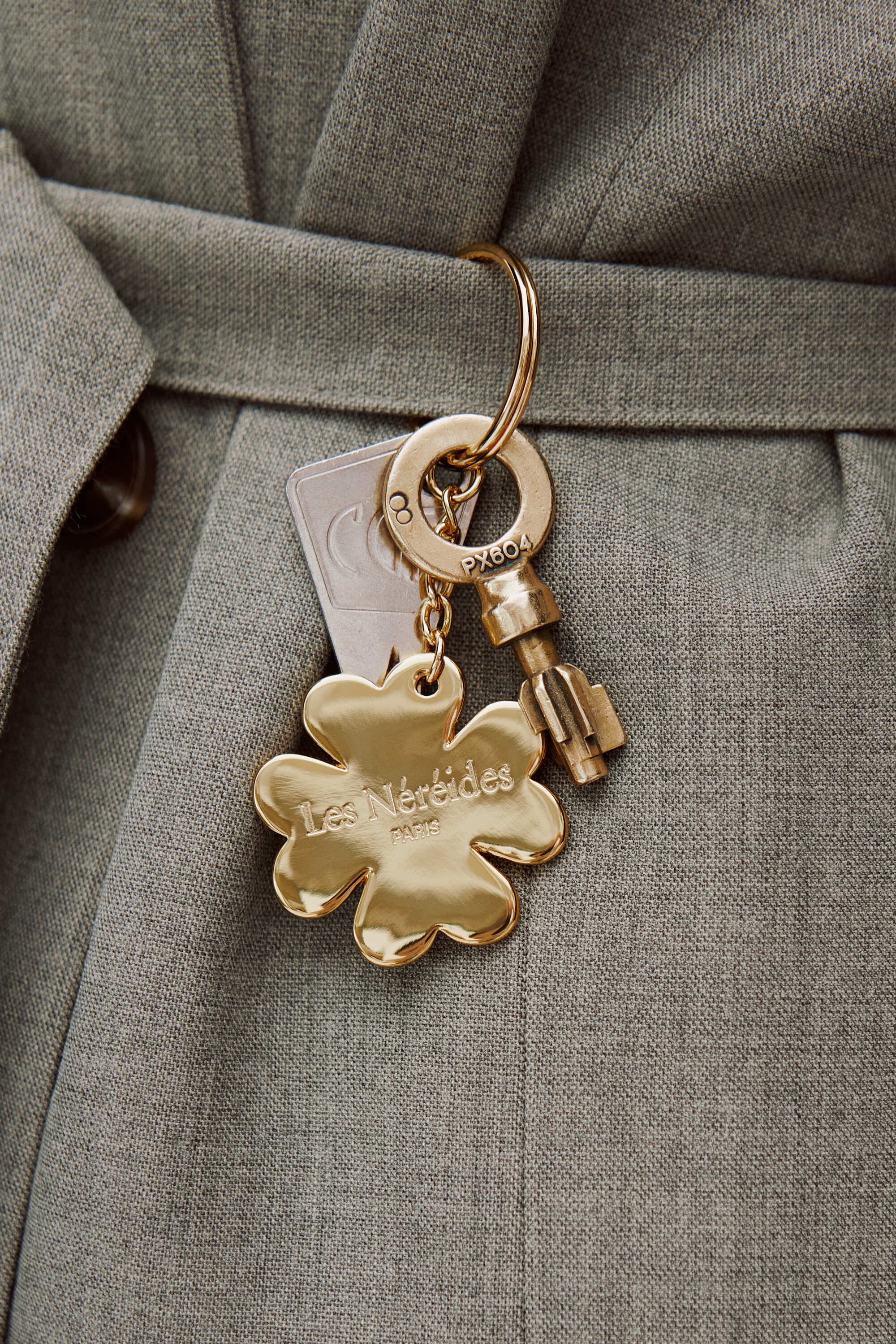 Key ring trèfle