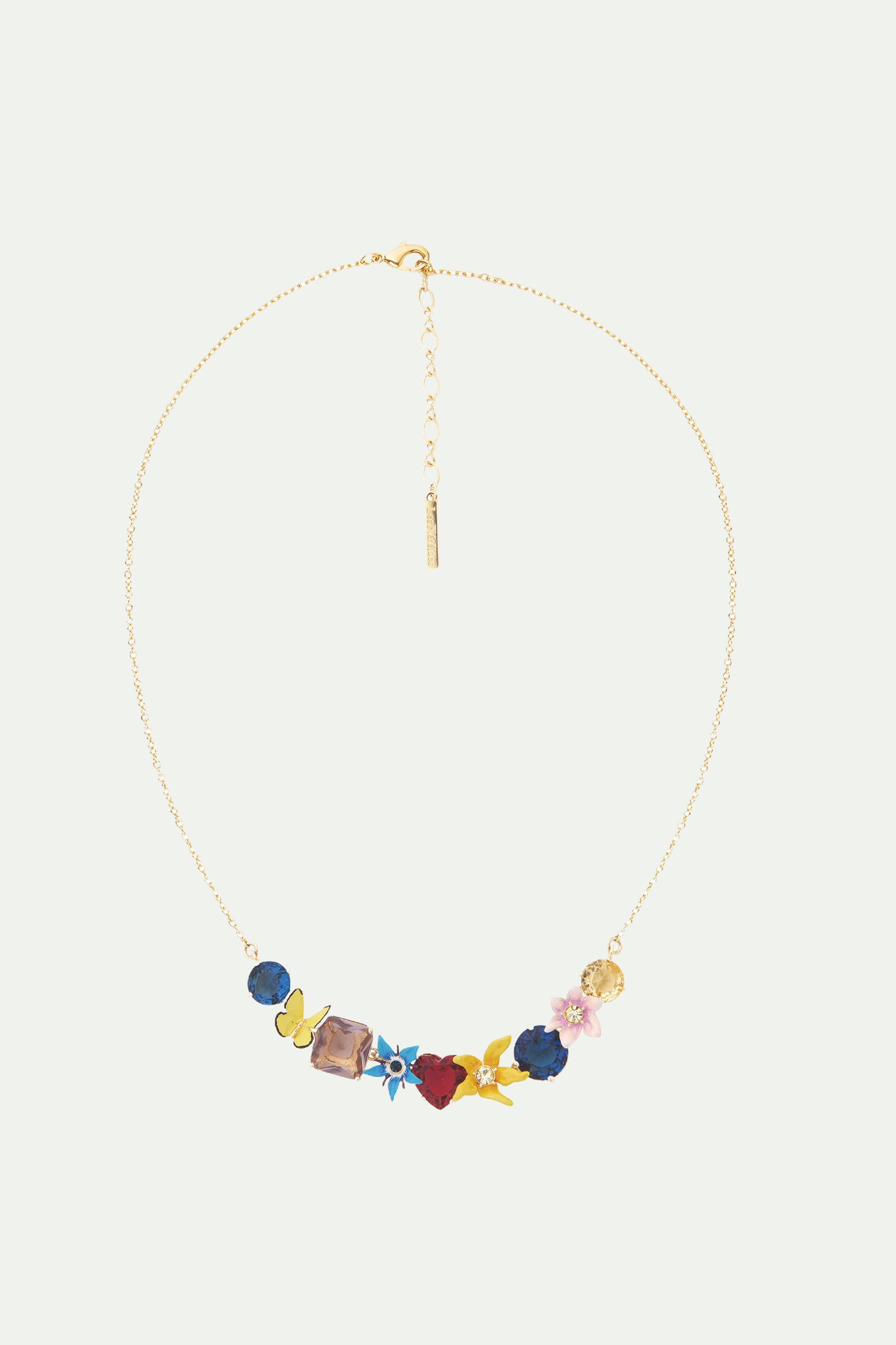 Wonderful vegetable garden statement necklace