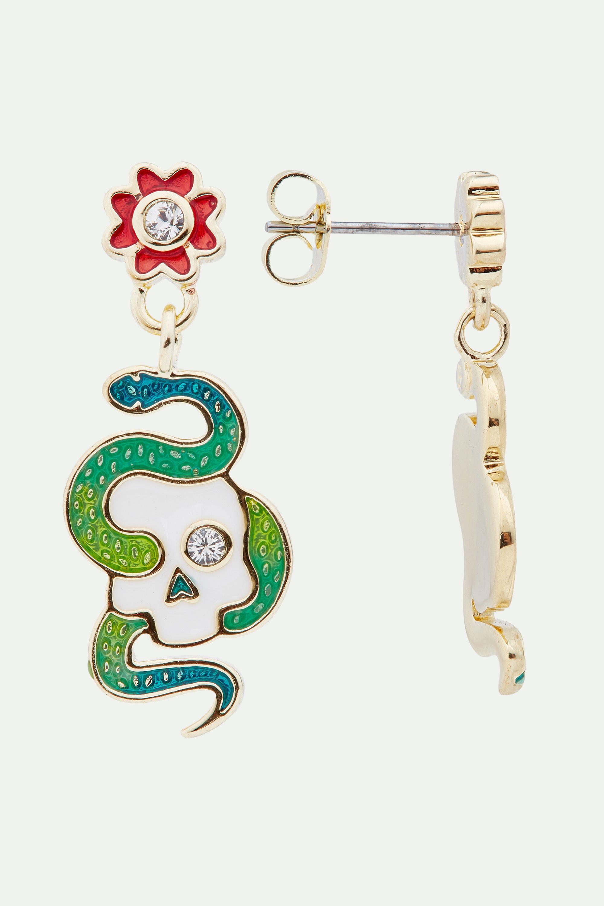 Memento Mori post earrings