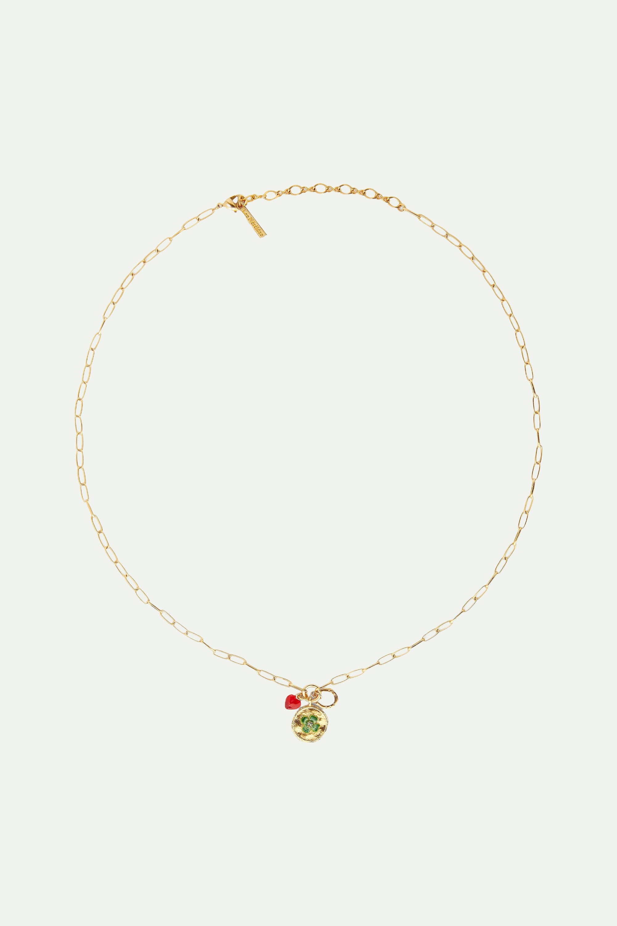 Lucky charms pendant necklace