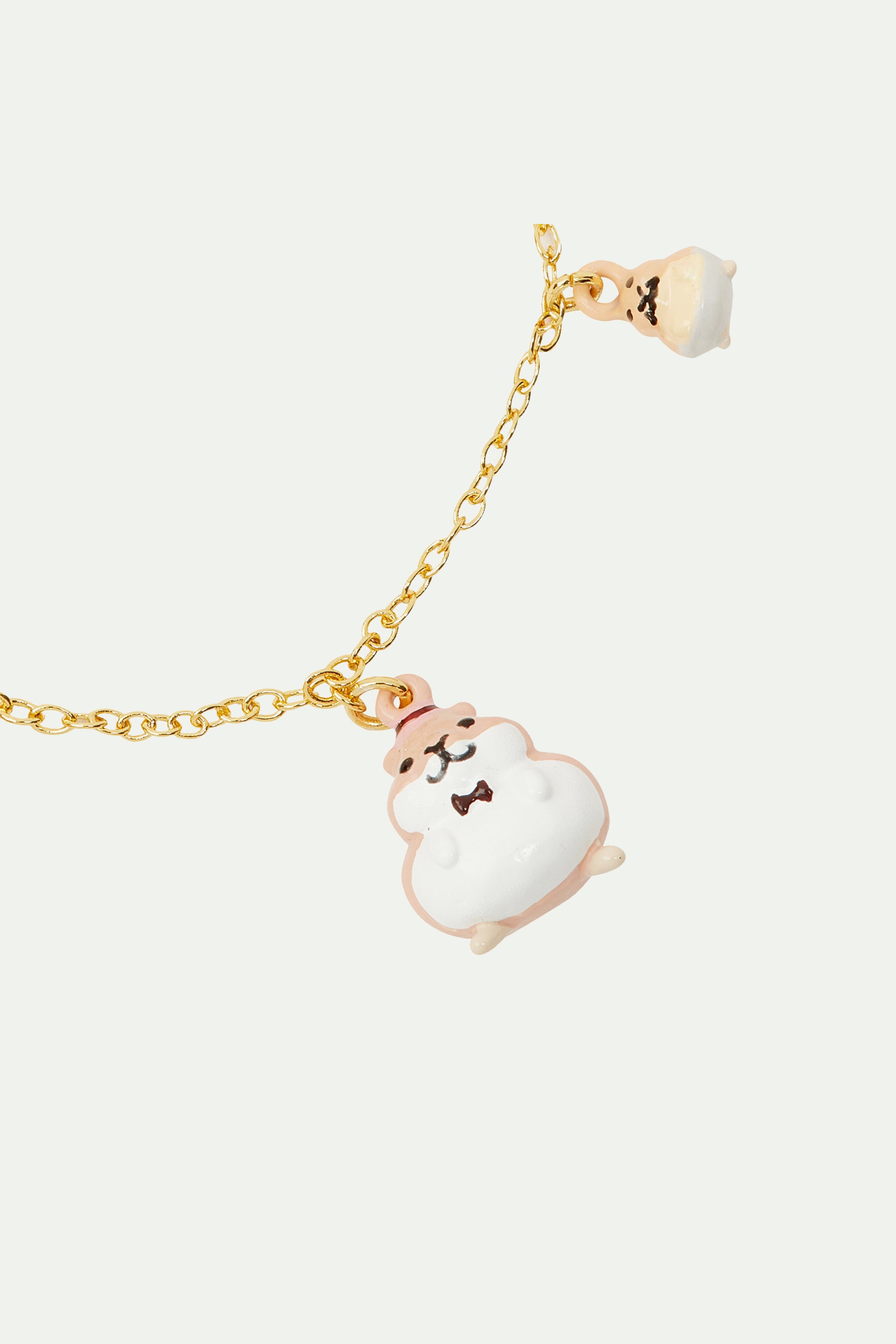 Hamster family charm bracelet