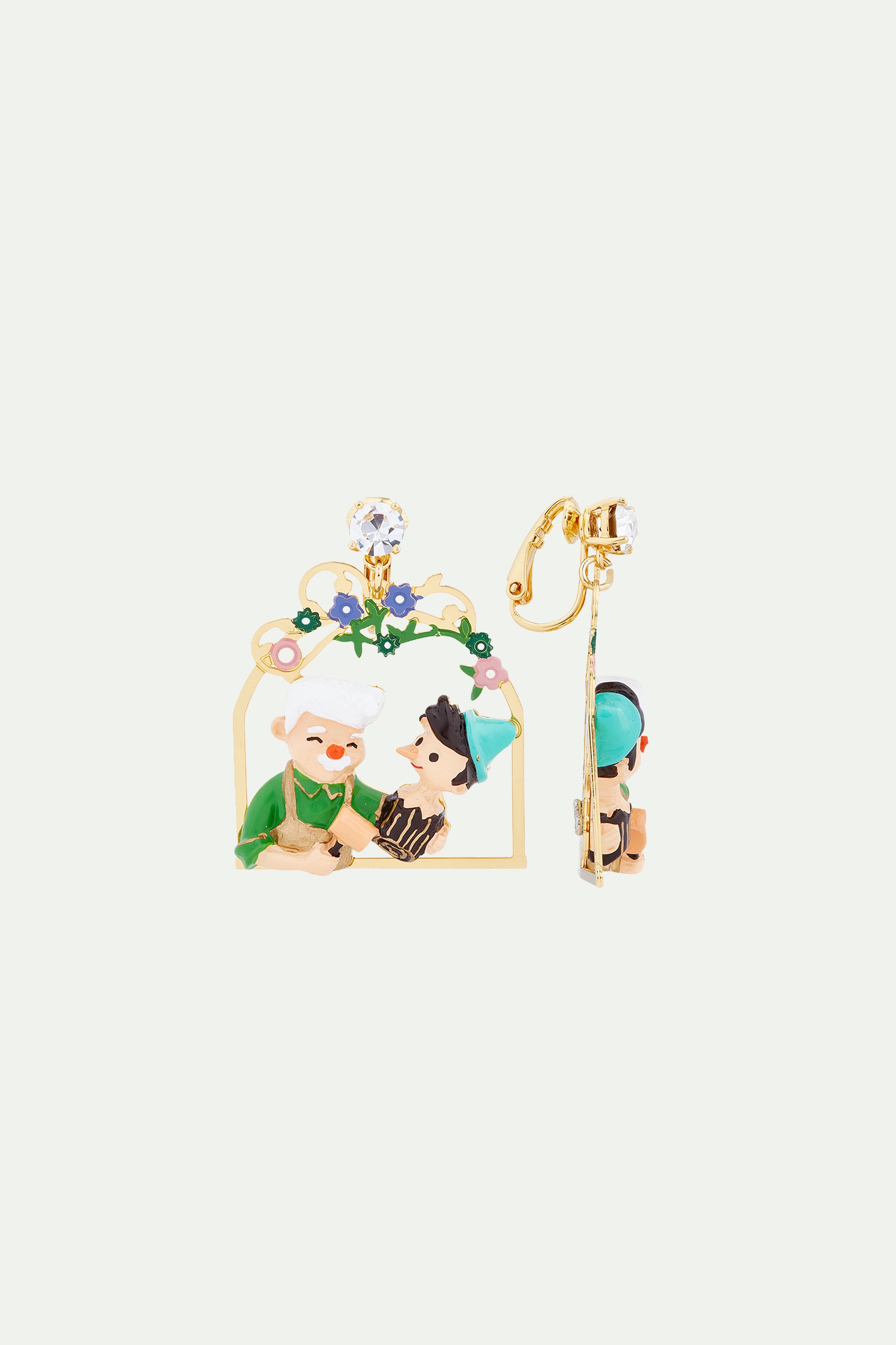 Working Gepetto clip-on earrings