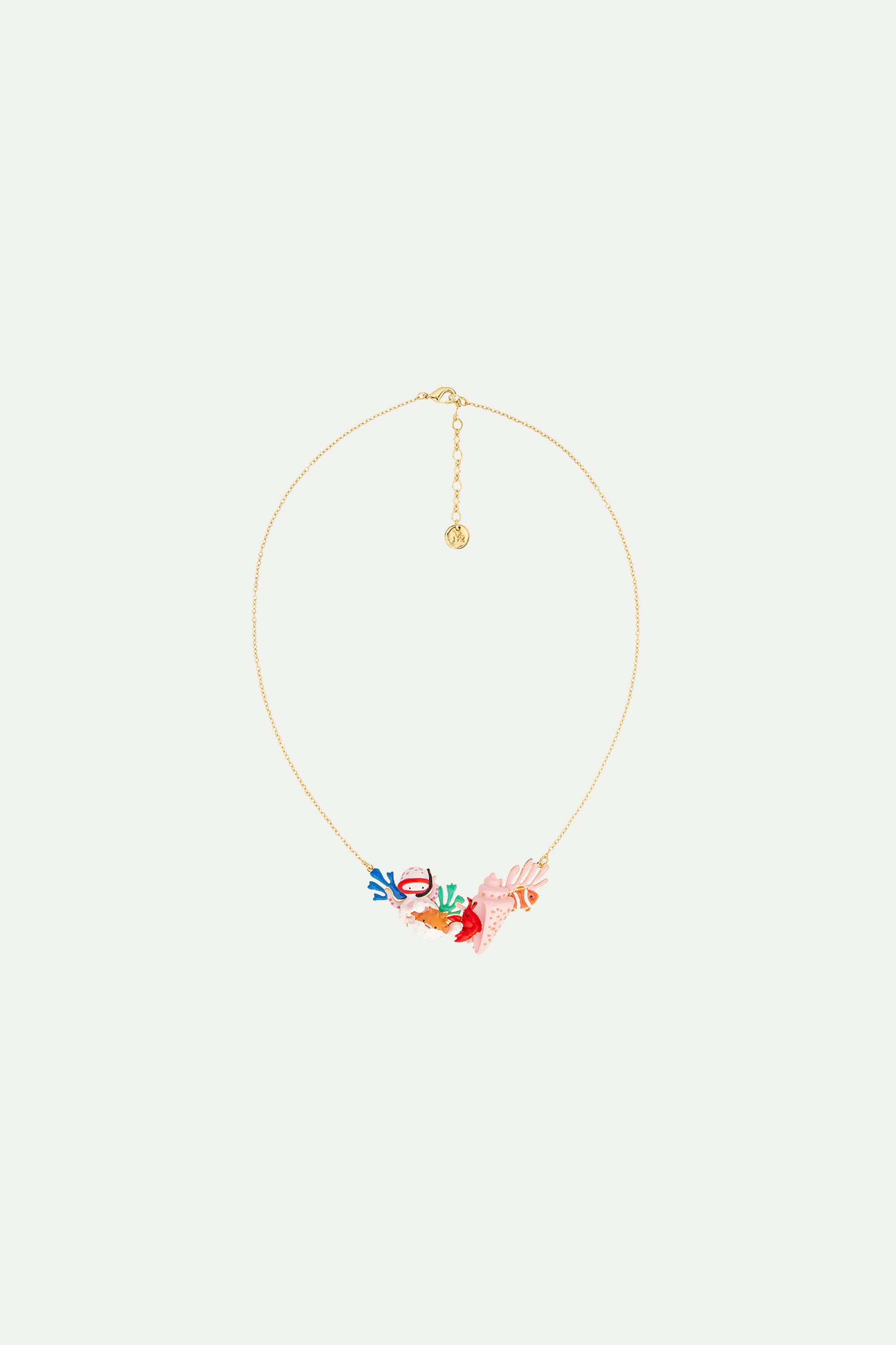 Marine animal statement necklace