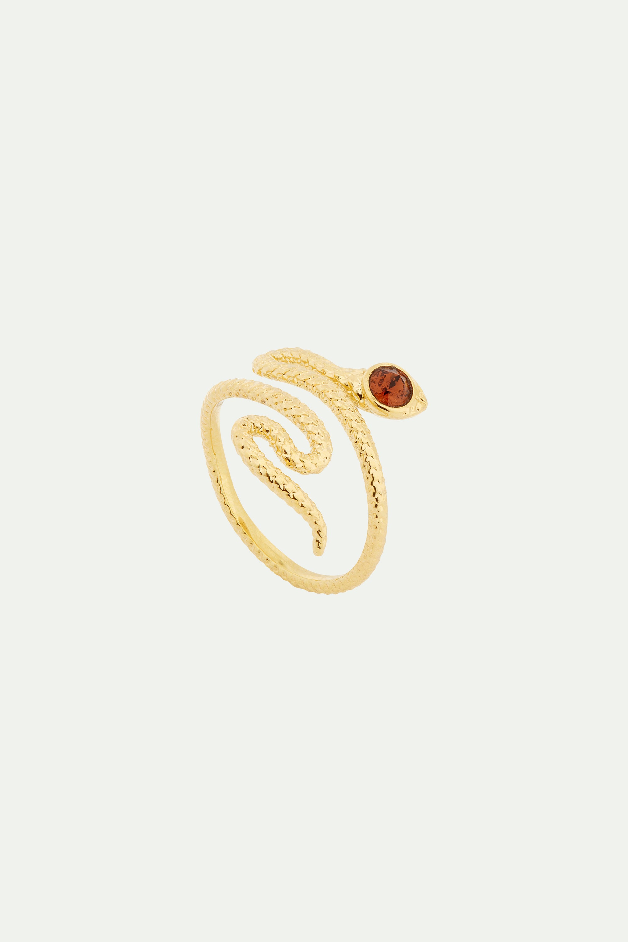 Egyptian snake adjustable ring