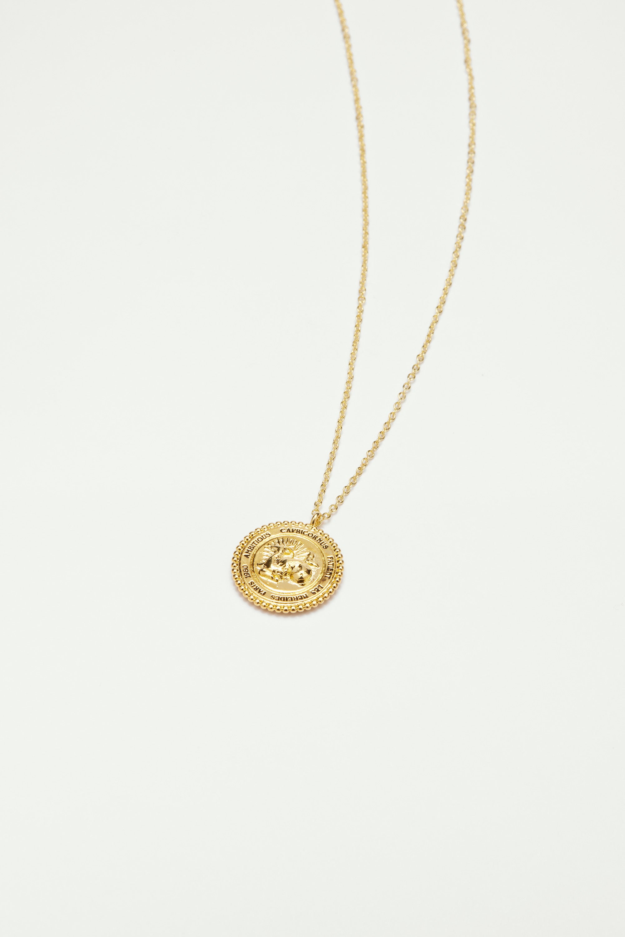 Pendant Necklace Capricornus Zodiac Sign