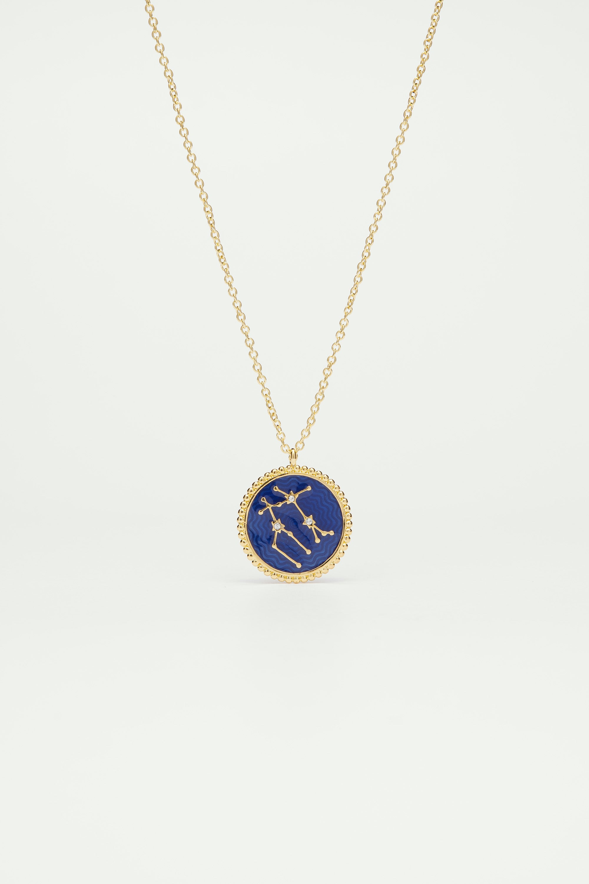 Pendant Necklace Gemini Zodiac Sign