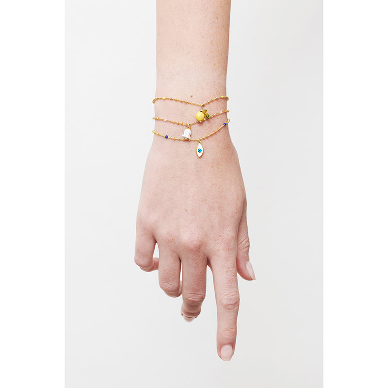 Lemon Charms Bracelet