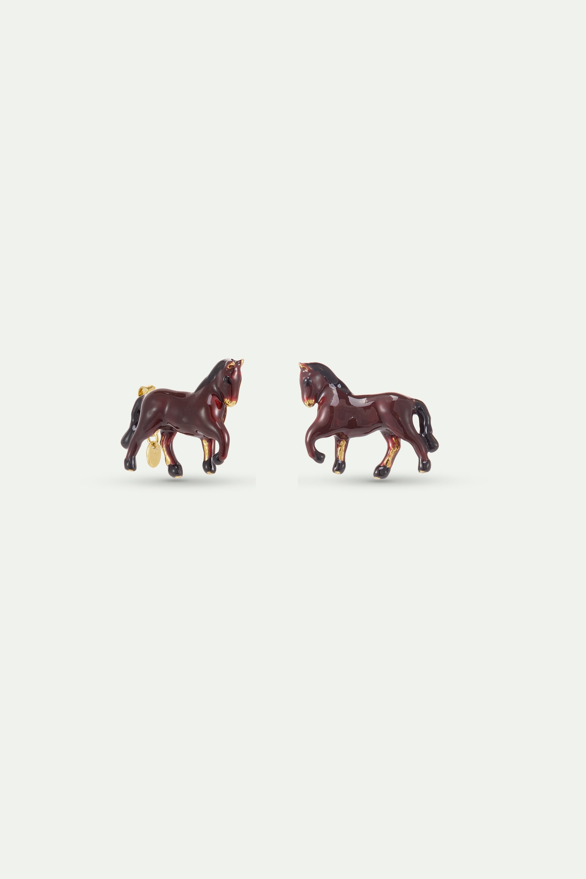 Clip Earrings horse LES NEREIDES LOVE ANIMALS