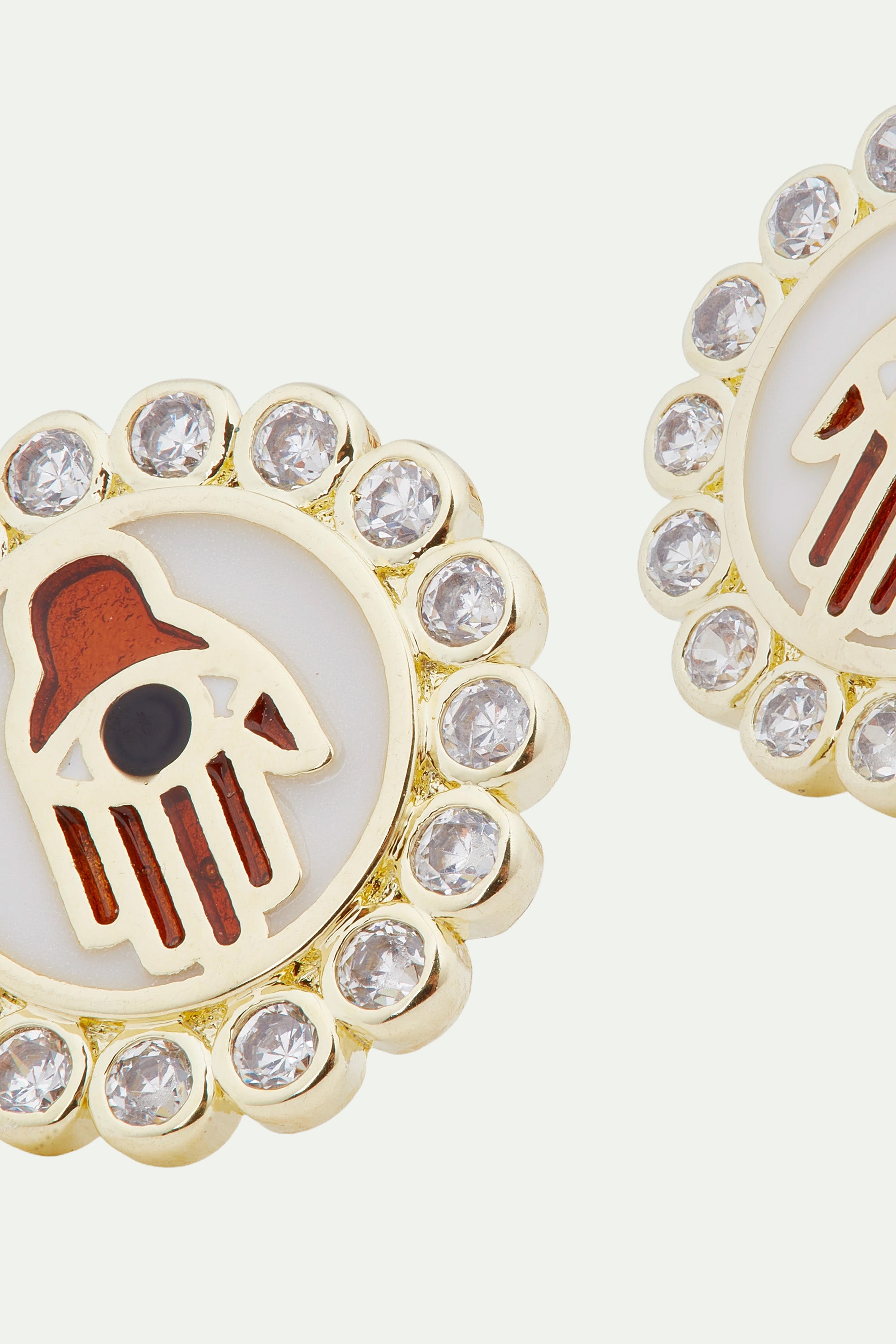 Hamsa post earrings