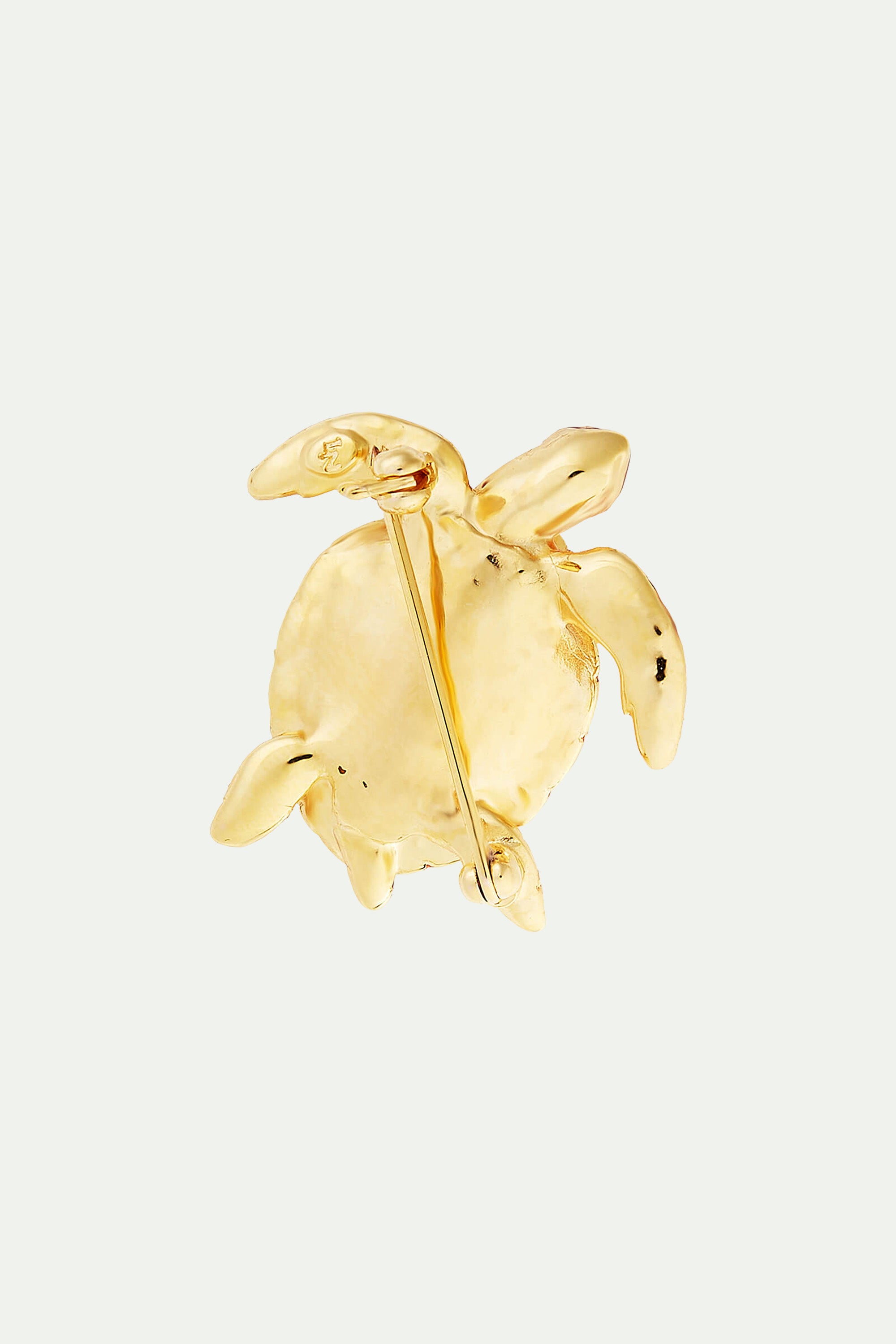 Speckled Shell Turtle brooch