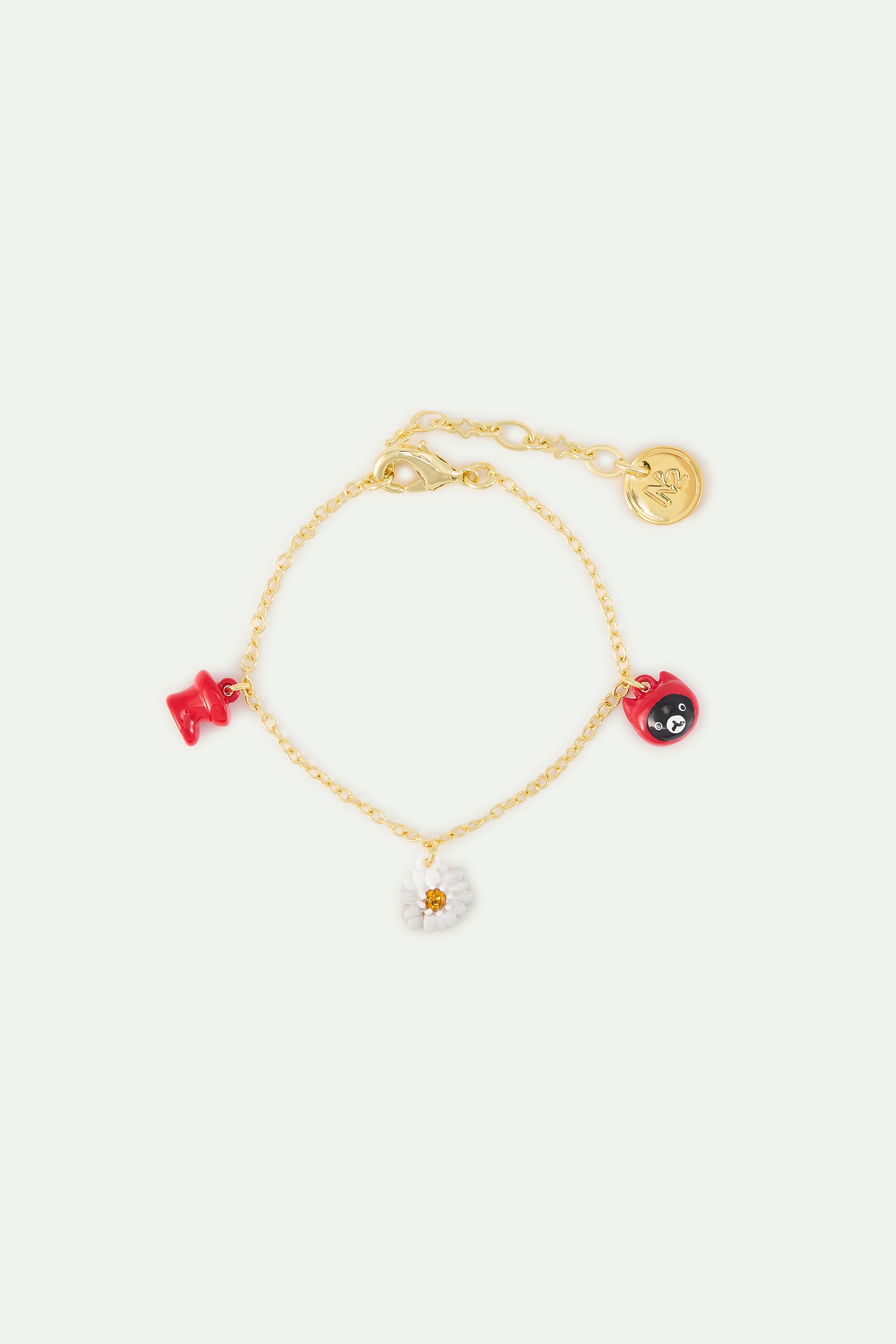 Puss in Boots thin charm bracelet