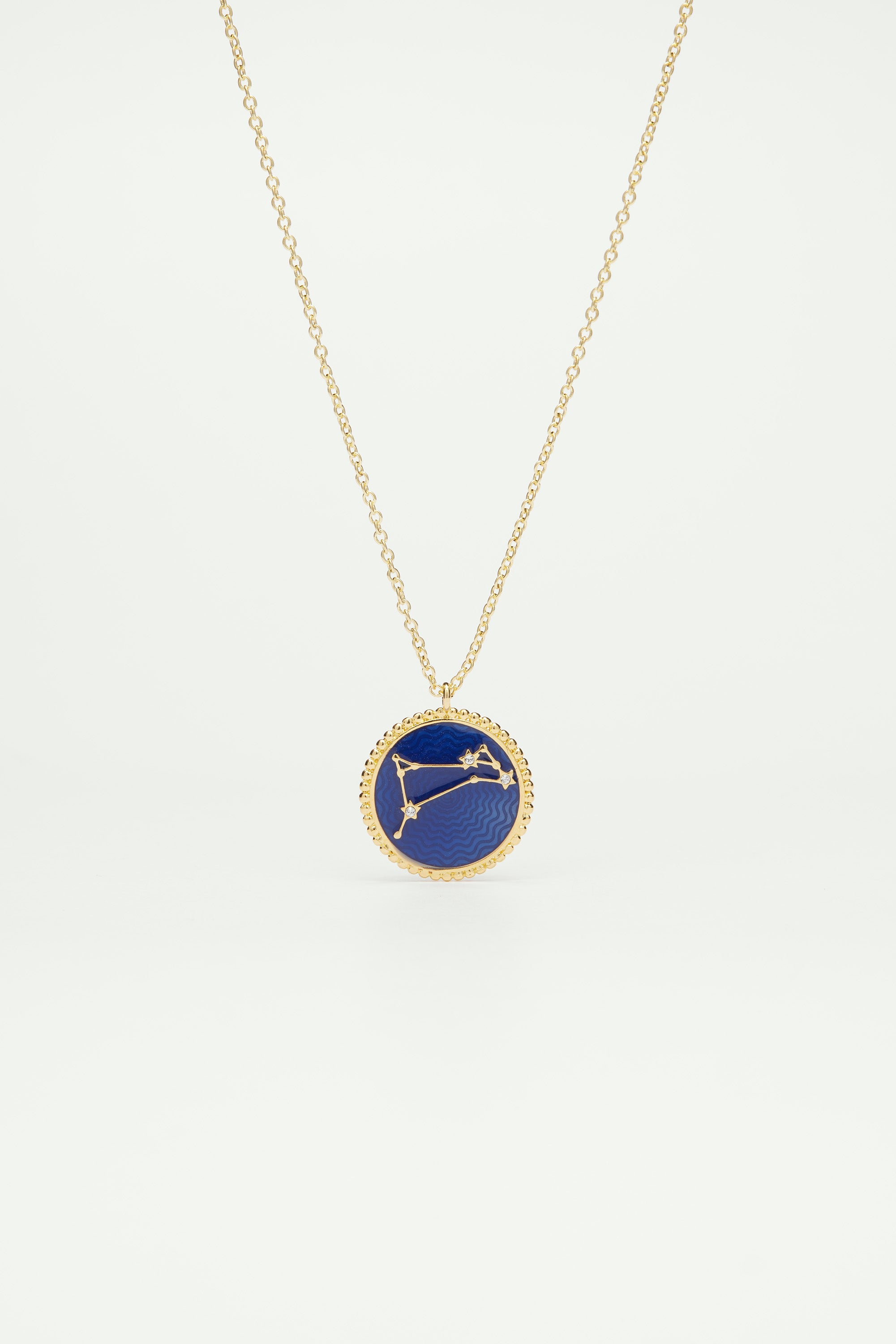 Pendant Necklace Aries Zodiac Sign