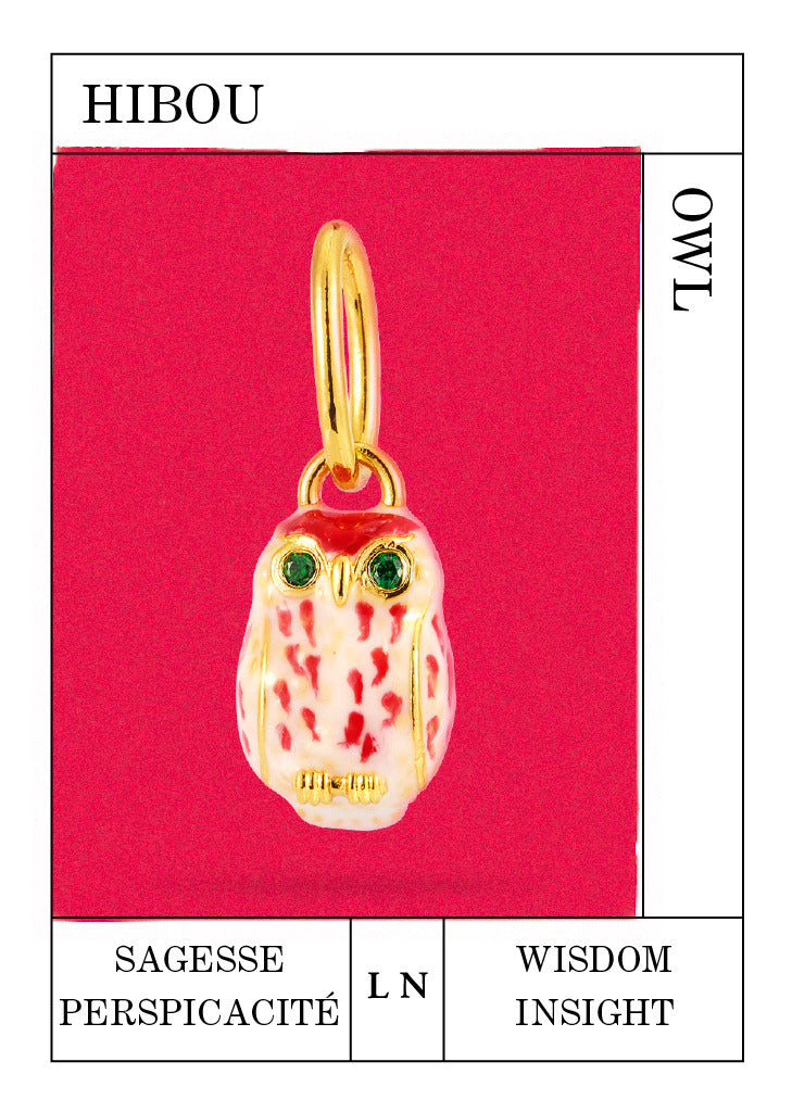 Owl pendant, wisdom and foresight