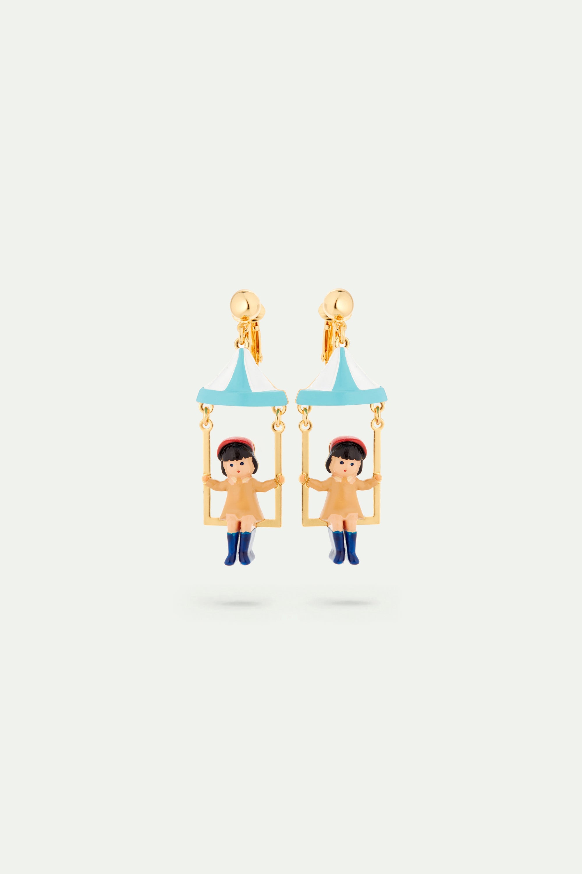 Little girl and funfair ride earrings