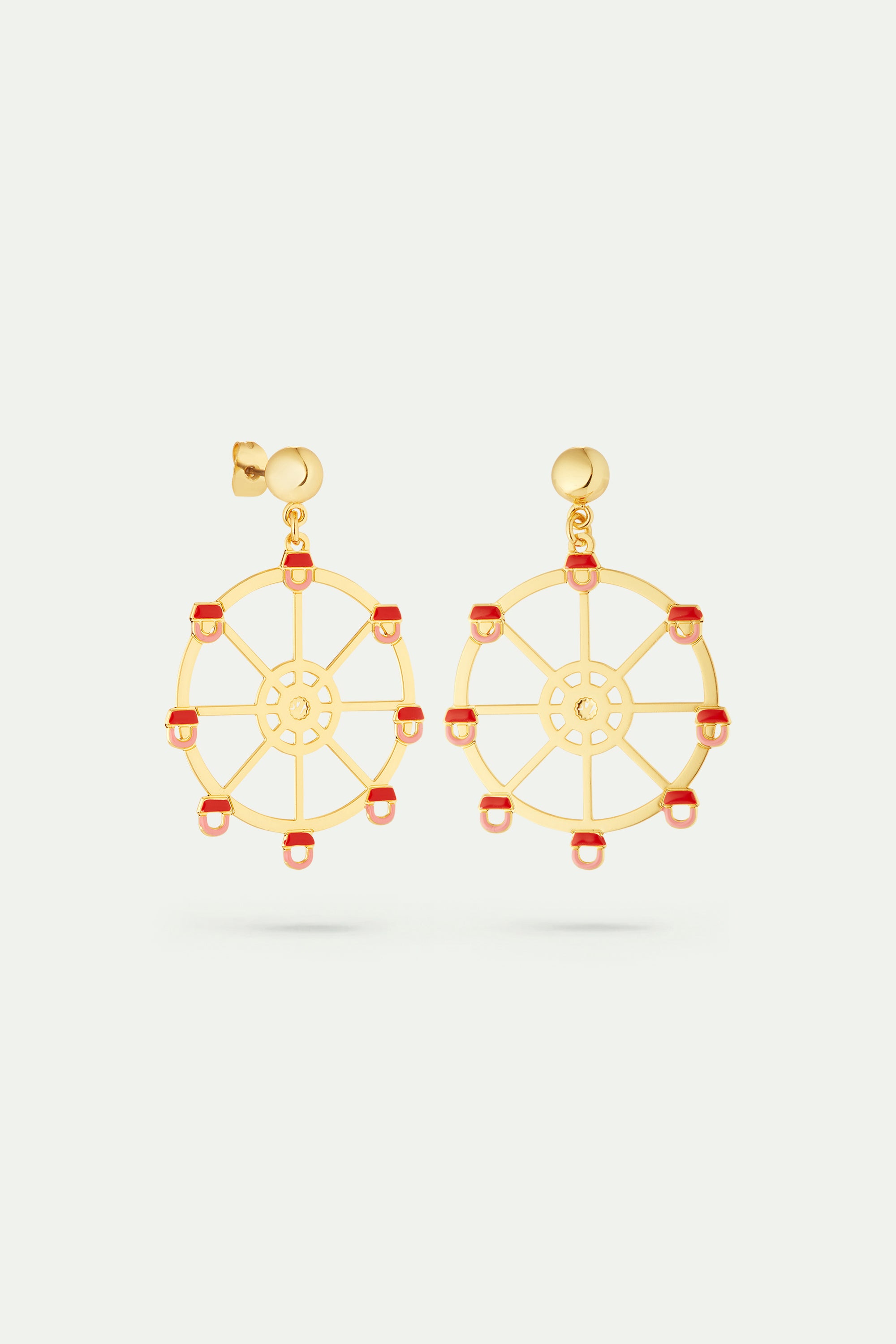 Ferris wheel earrings