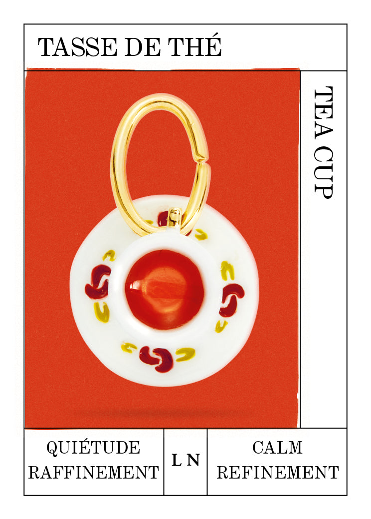 Tea Cup pendant, Calm and Refinement