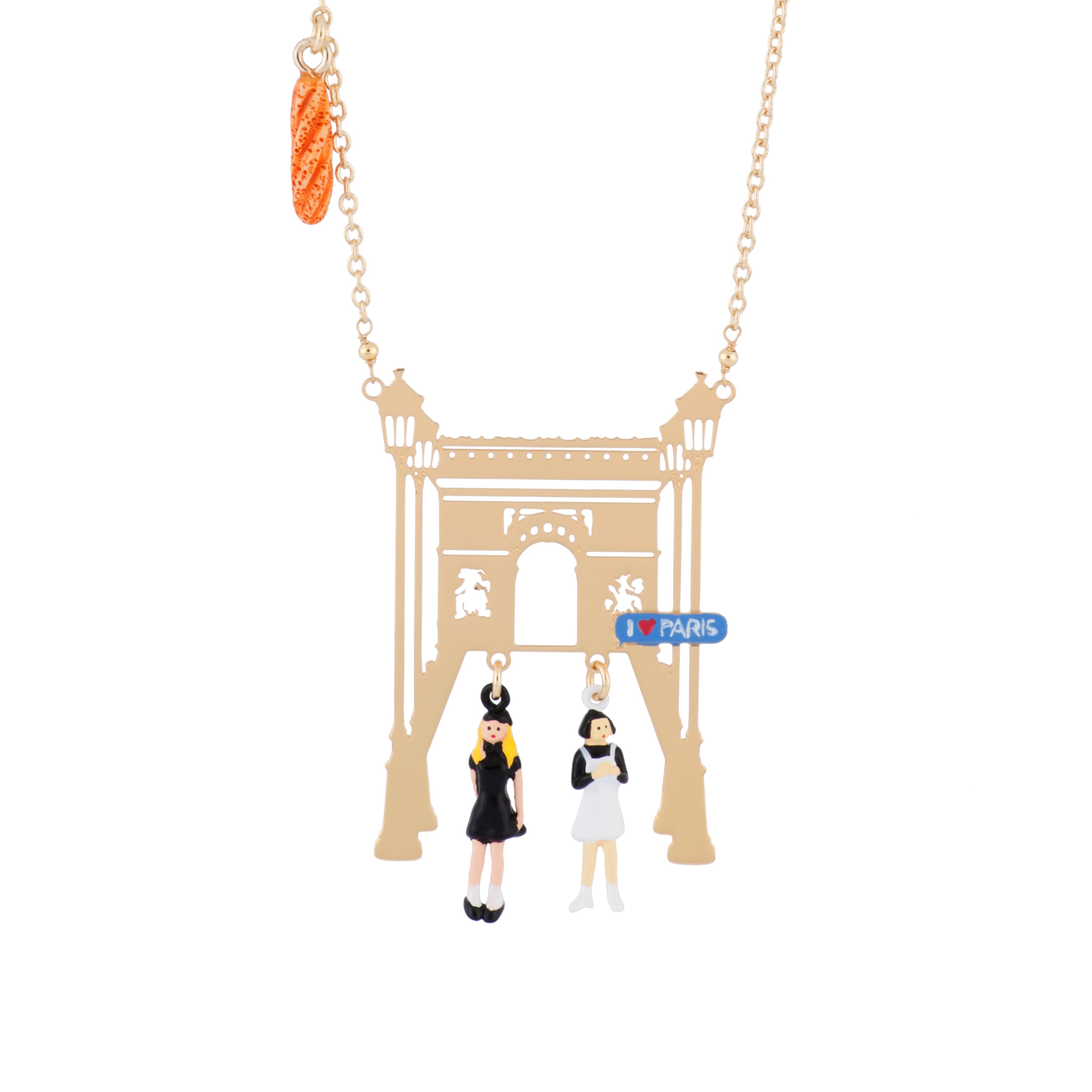 65+5cm Necklace BONJOUR PARIS