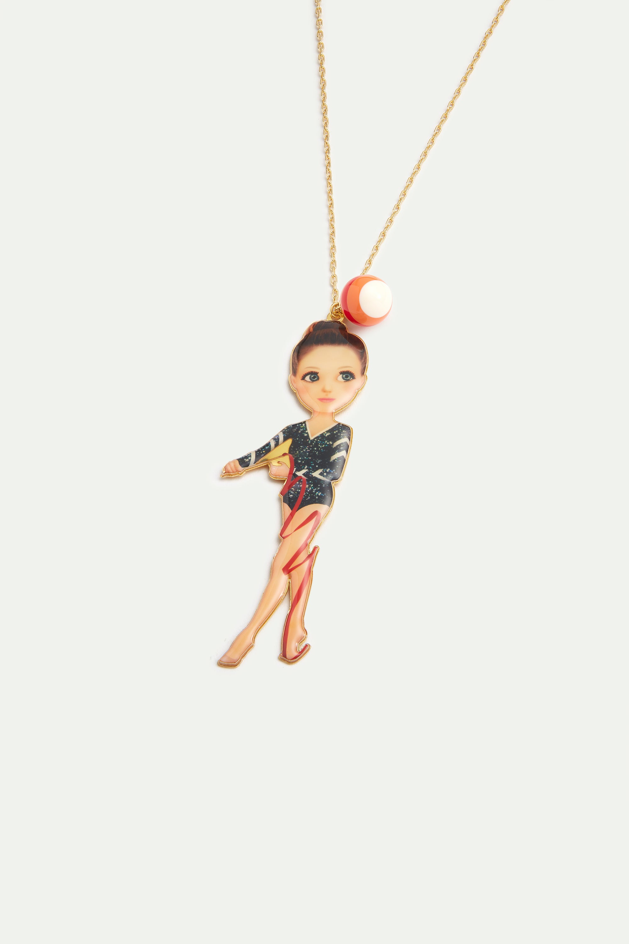 Rhythmic gymnastics long necklace