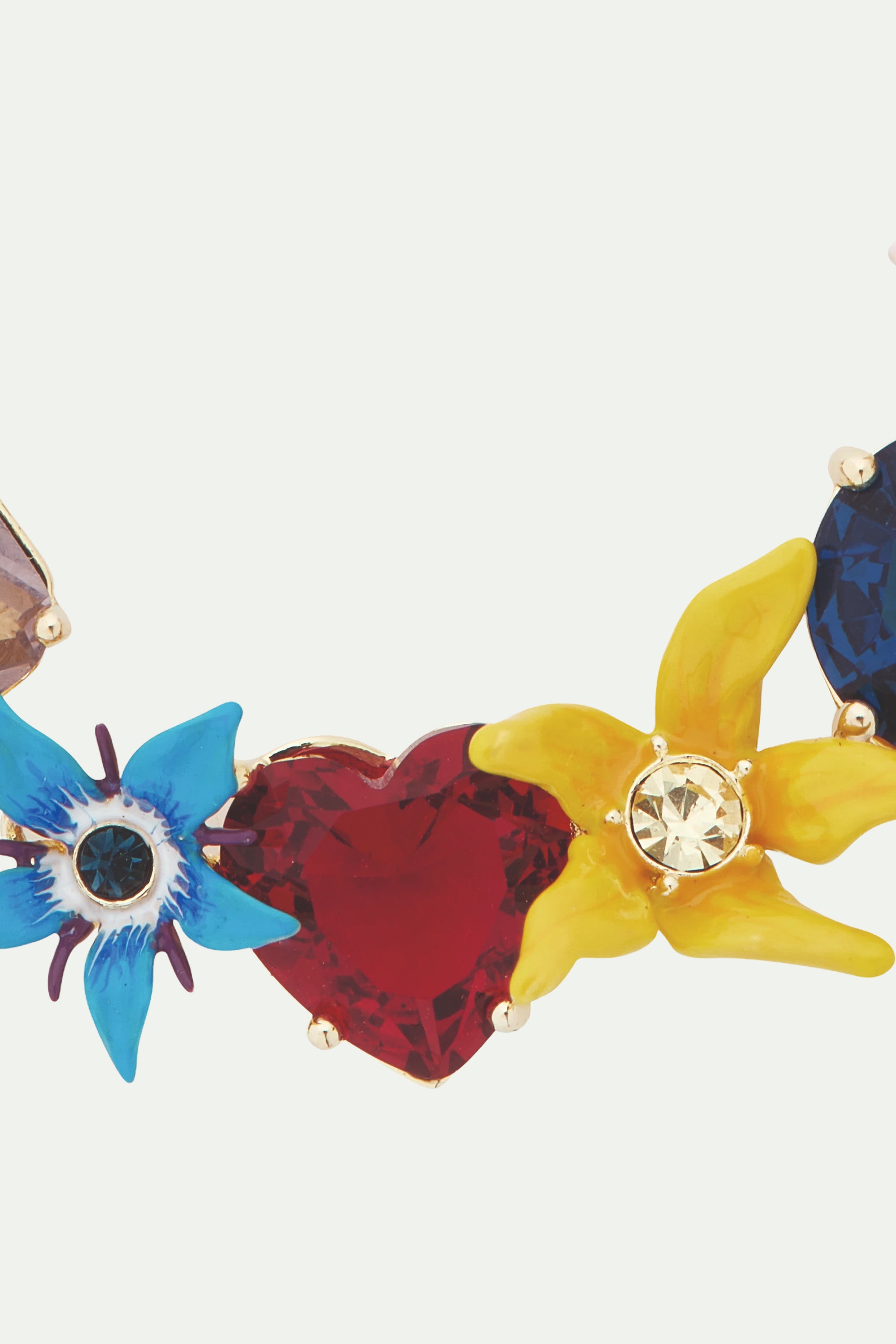 Wonderful vegetable garden statement necklace