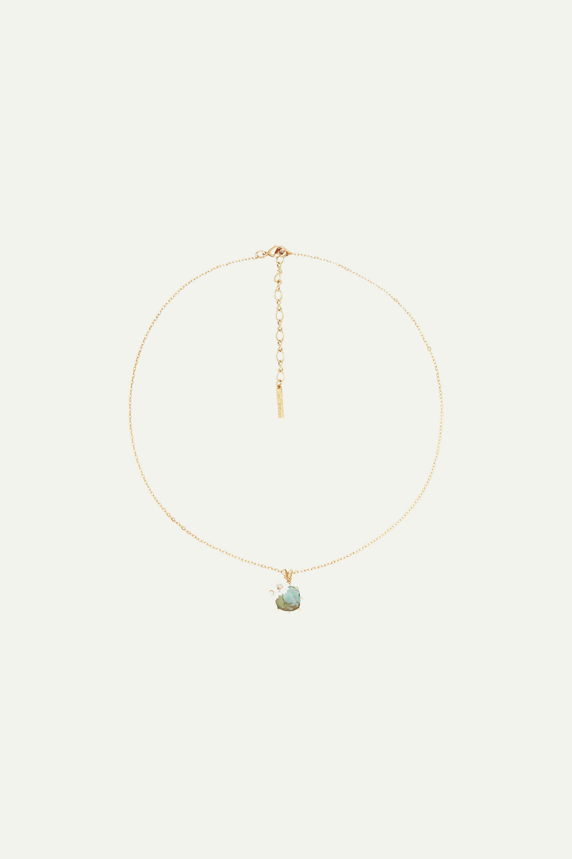 Parterre de marguerites pendant necklace