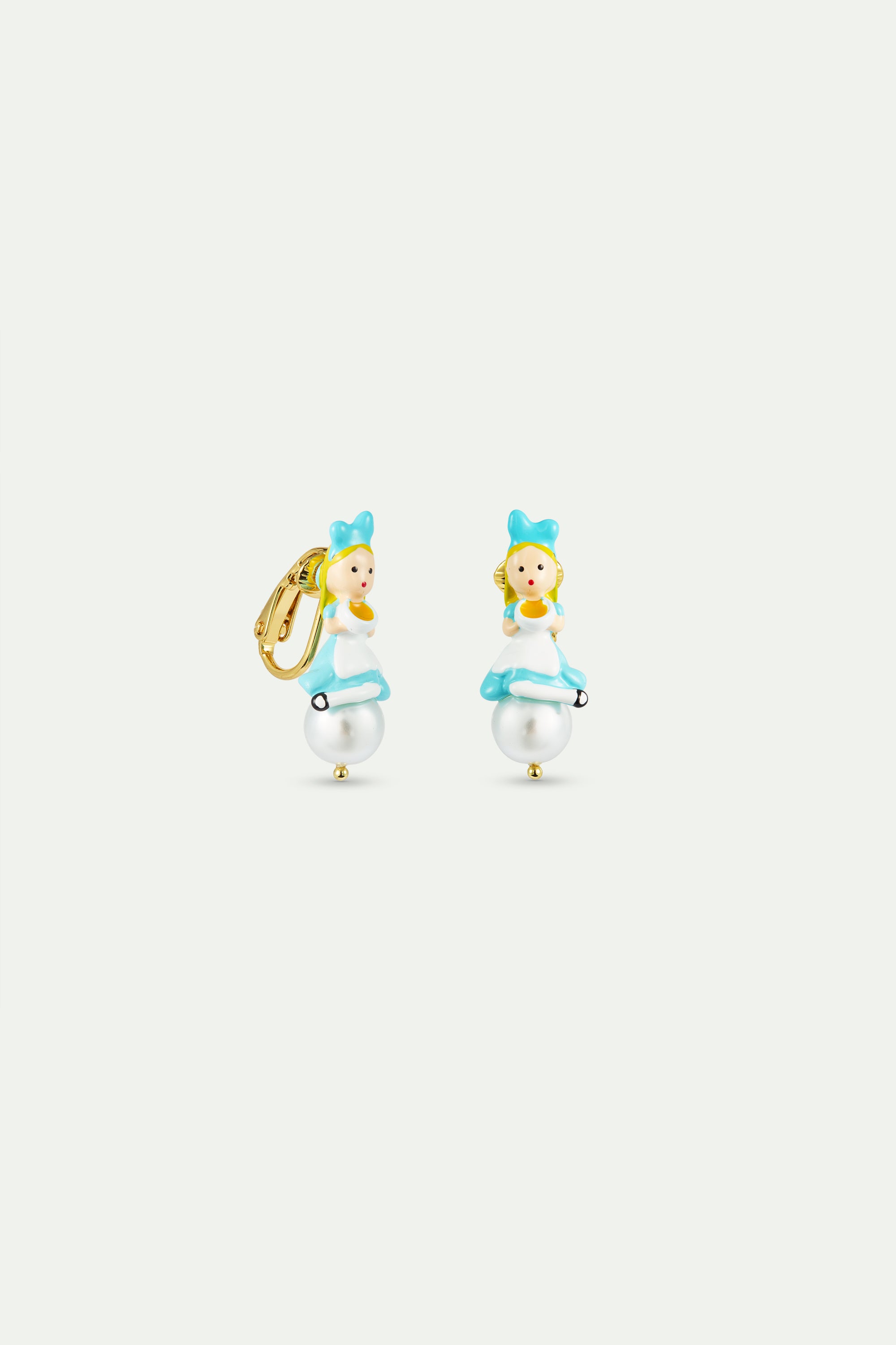 Alice earrings with imitation pearl